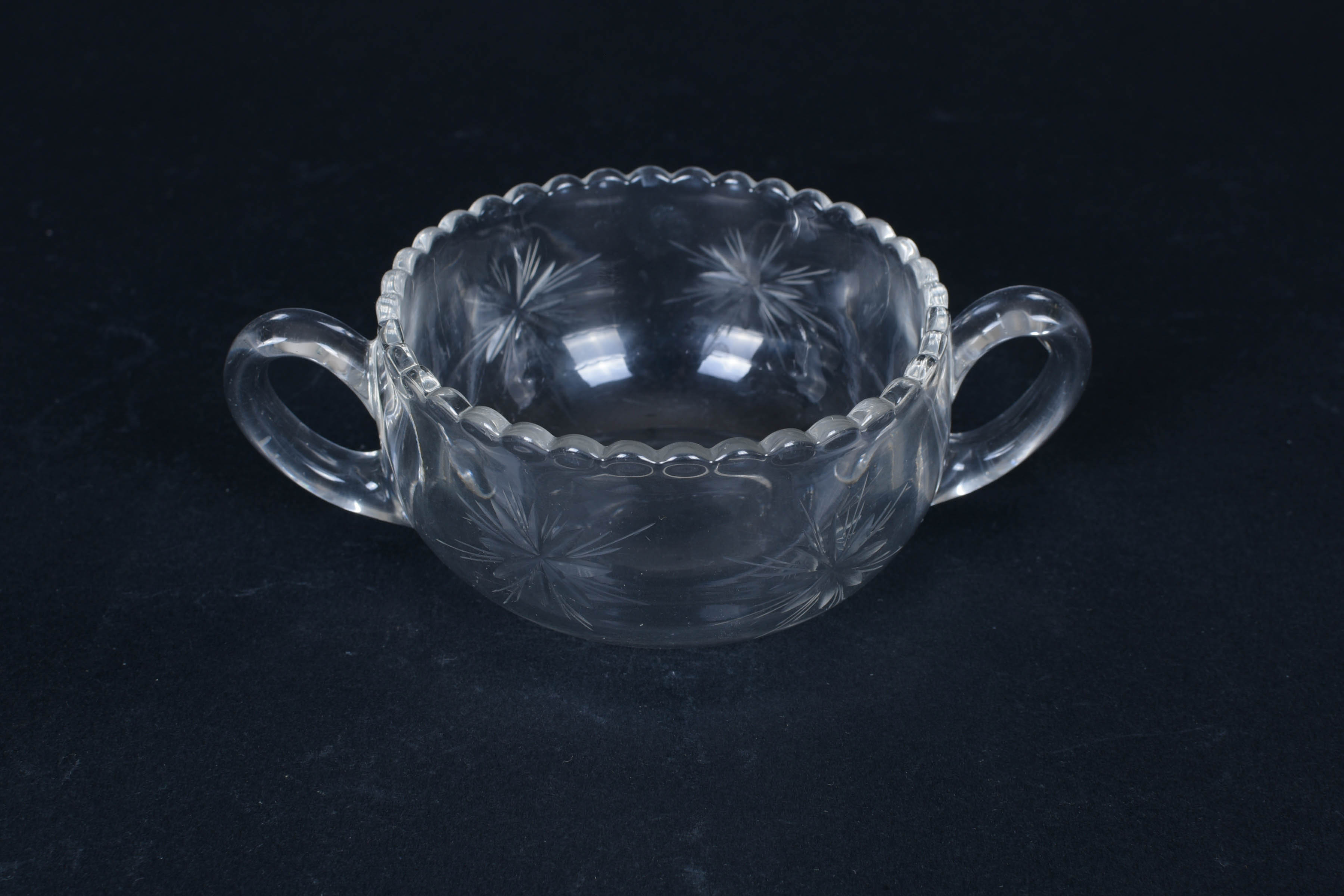 Cut Glass Pitcher and Tableware