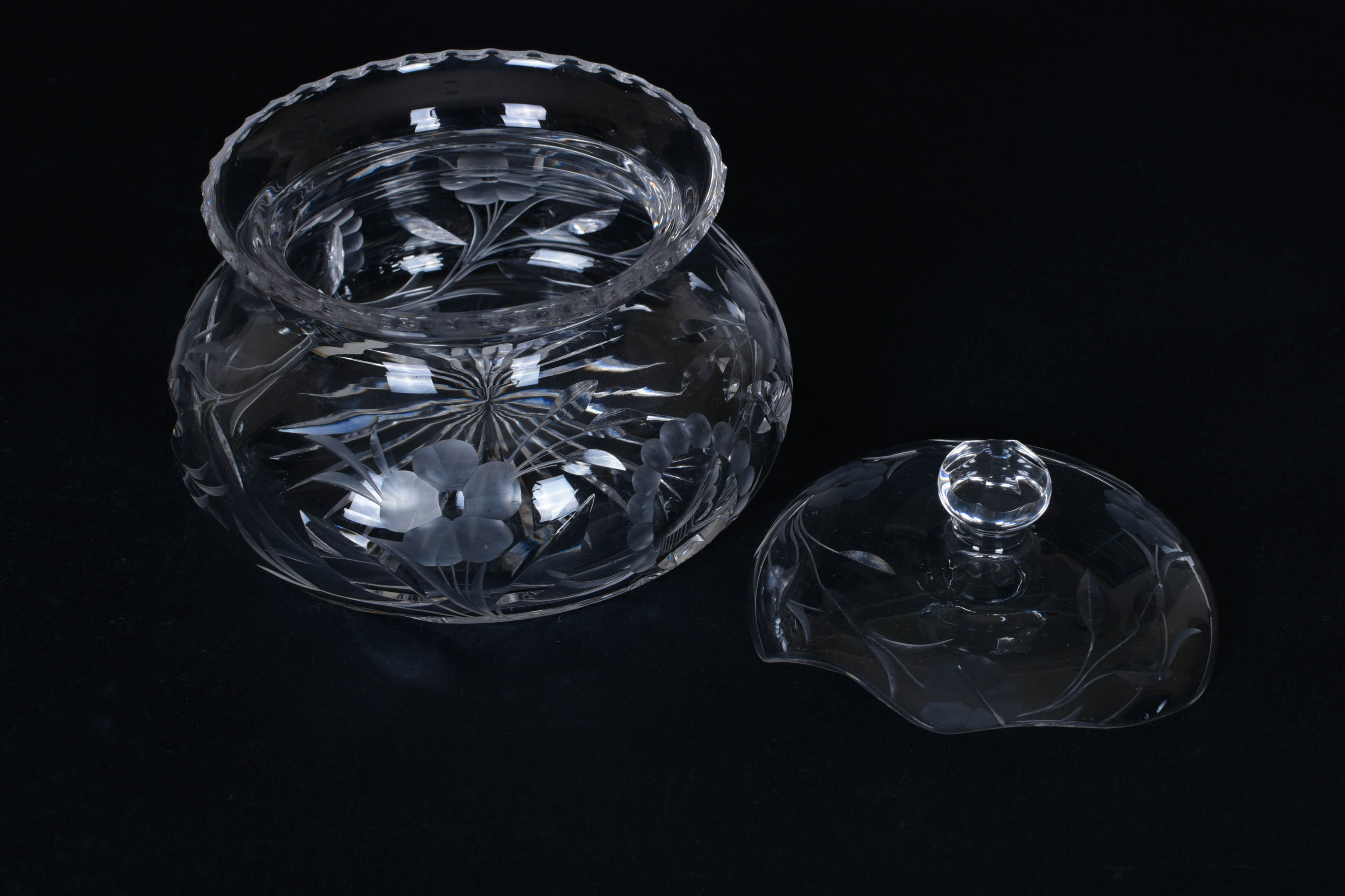 Assortment of Glass and Crystal Dishes