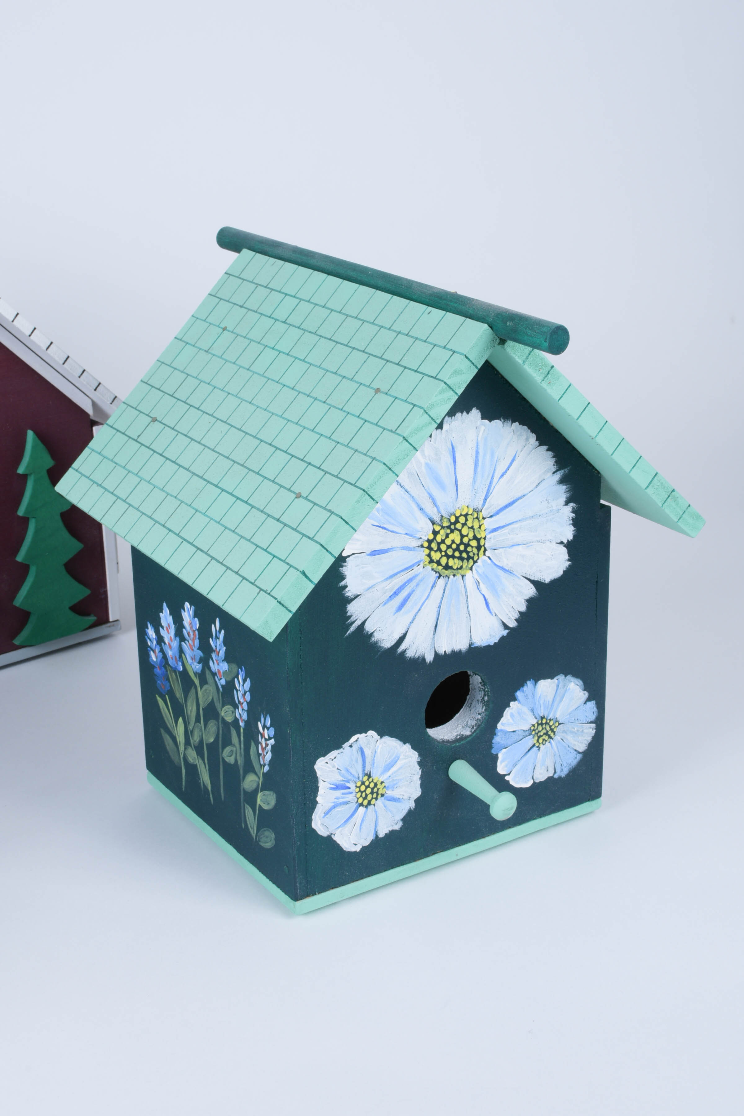 Four Decorative Birdhouses