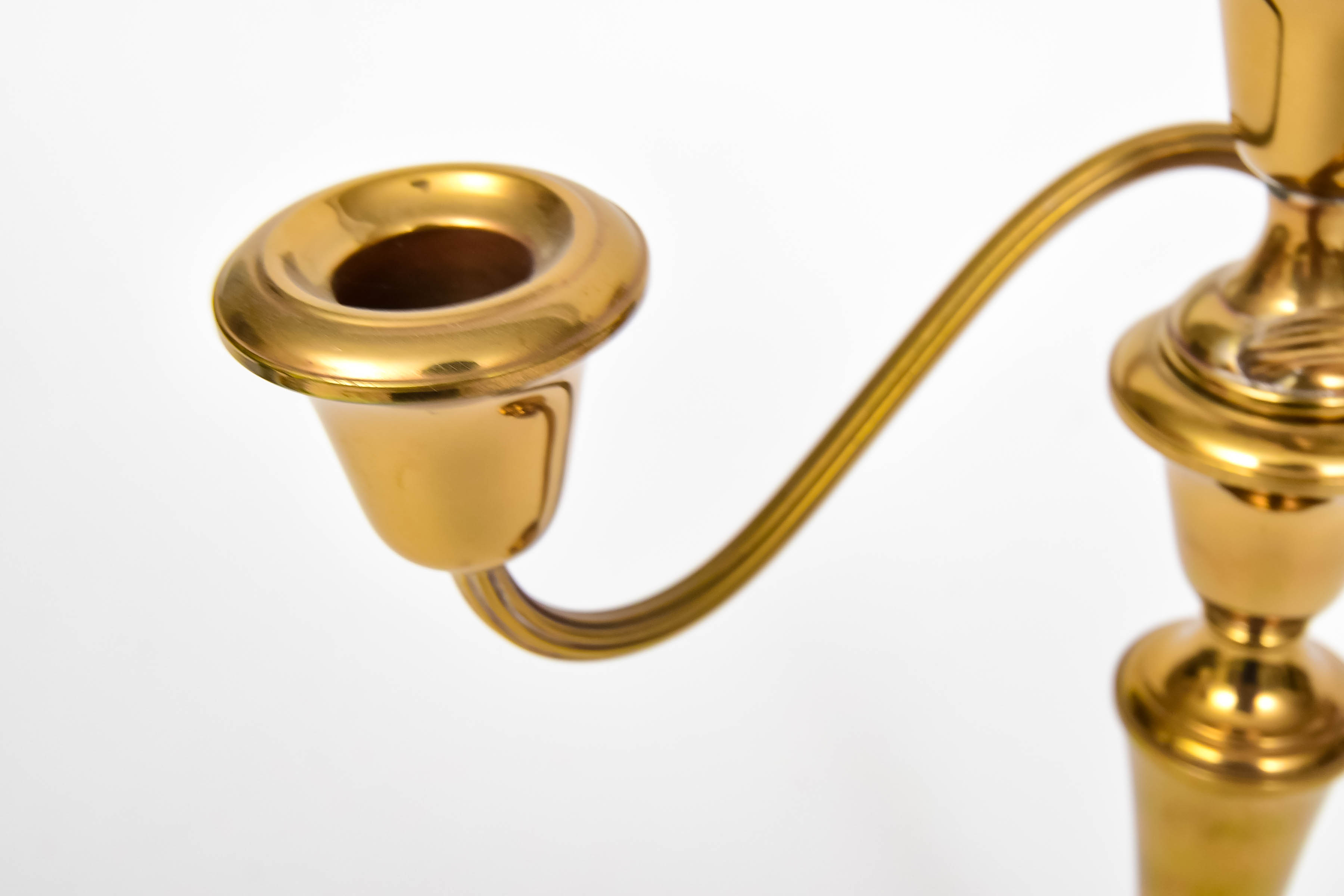 Gorham Brass Compote and Candleabras