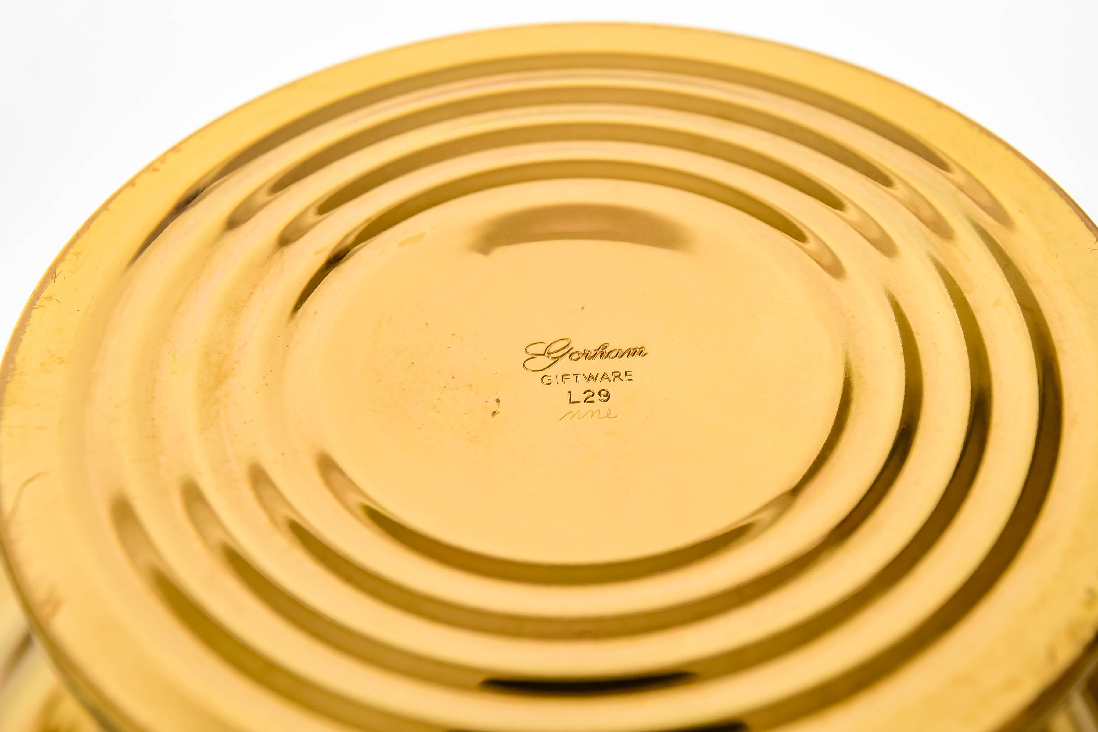 Gorham Brass Compote and Candleabras