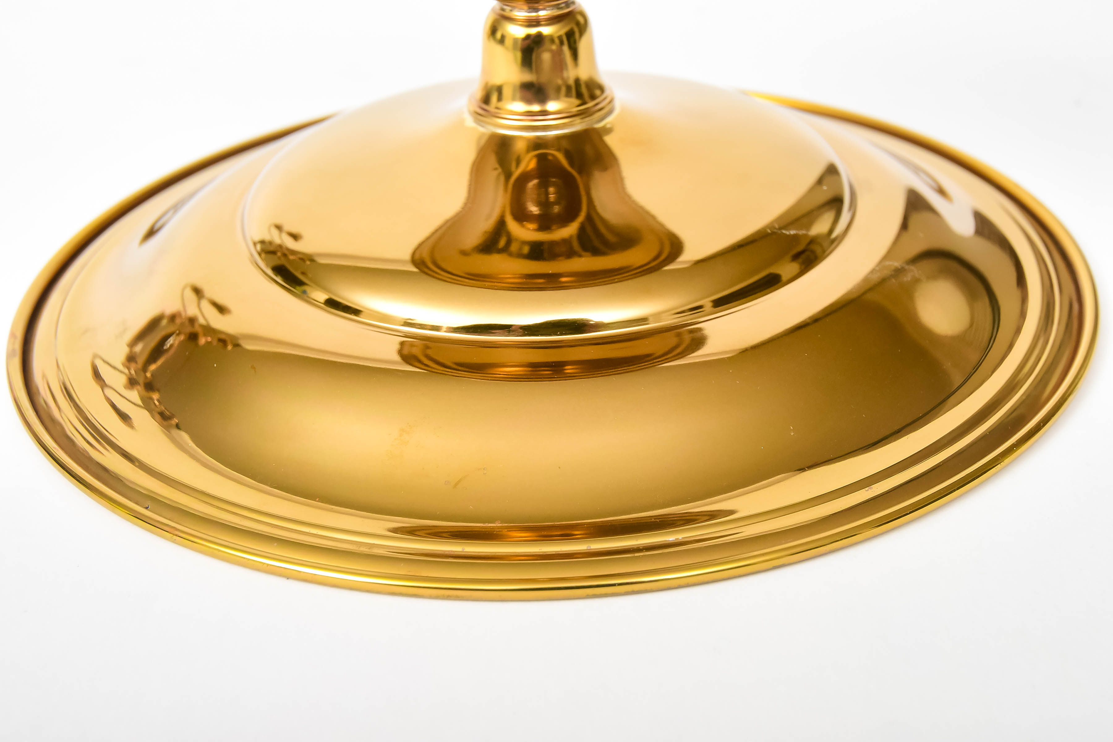 Gorham Brass Compote and Candleabras