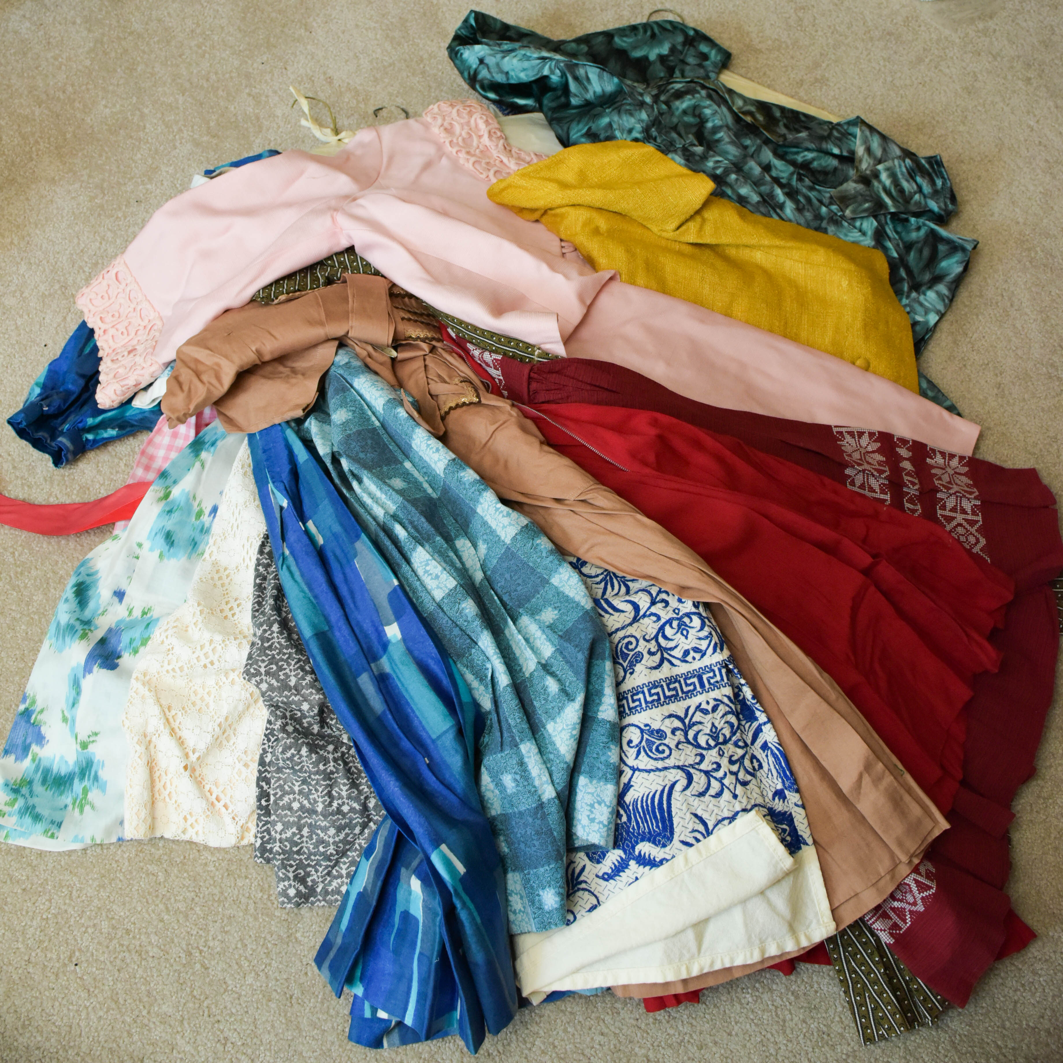 Grouping of Women's Vintage Dresses