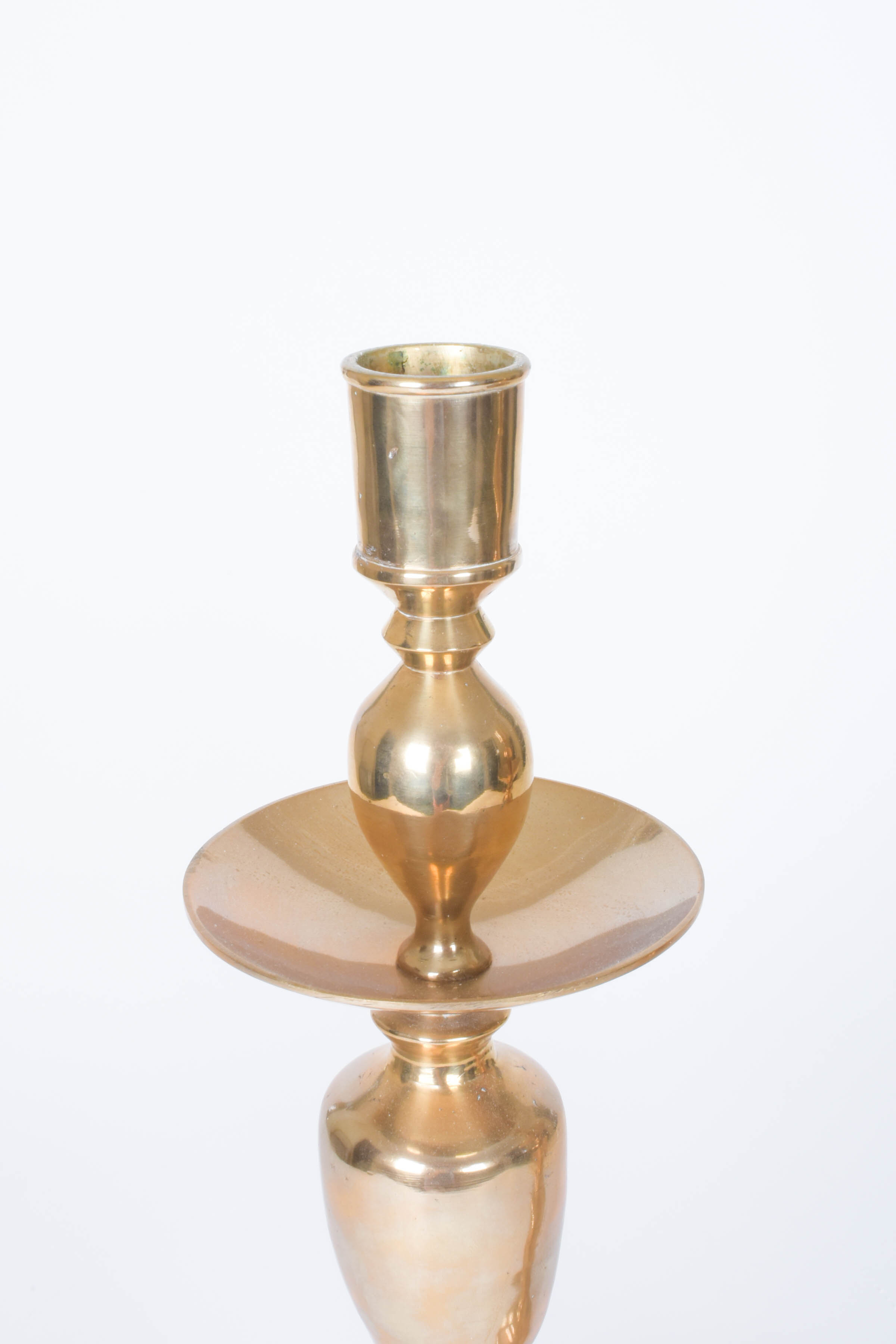 Pair of Brass Candle Holders