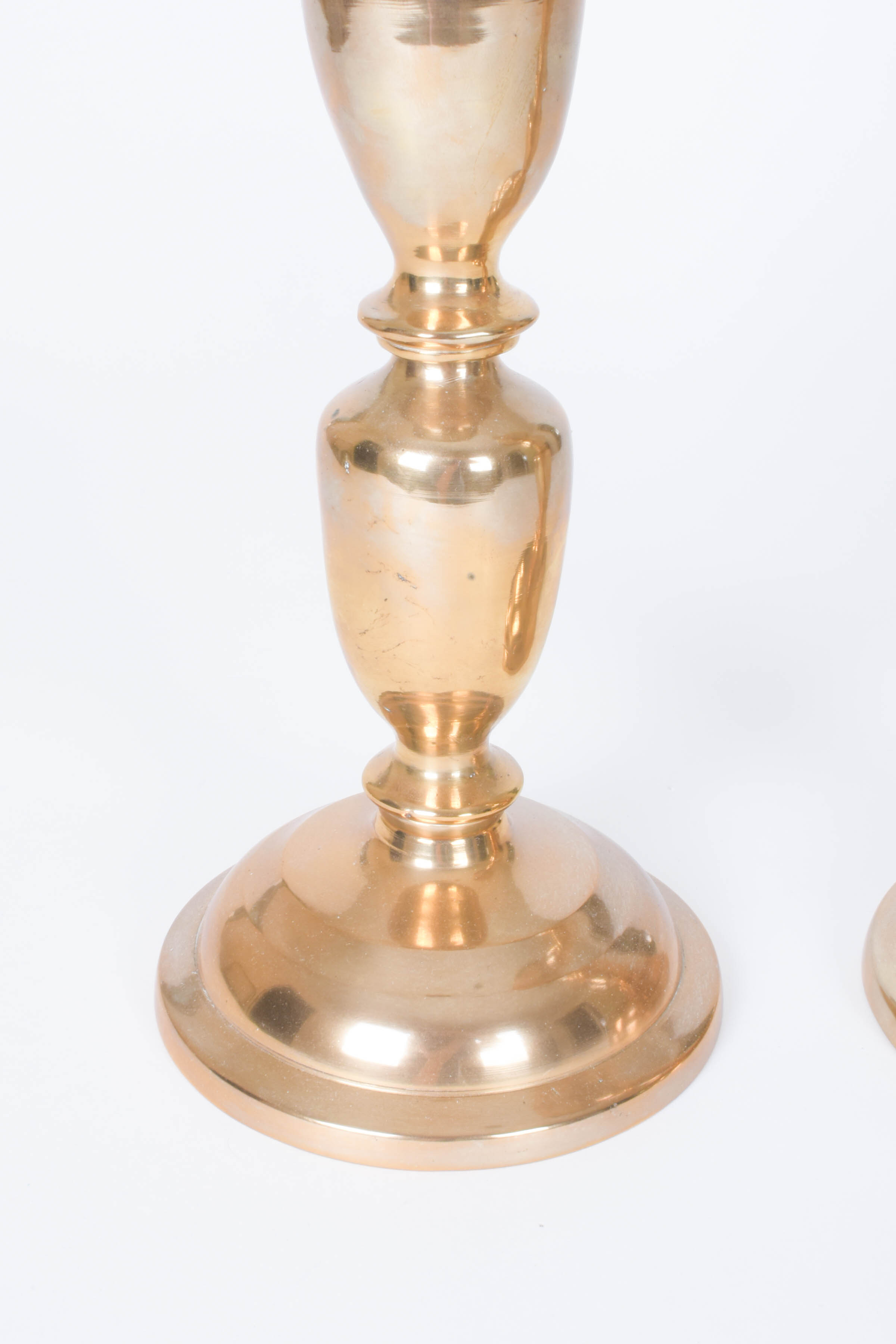 Pair of Brass Candle Holders