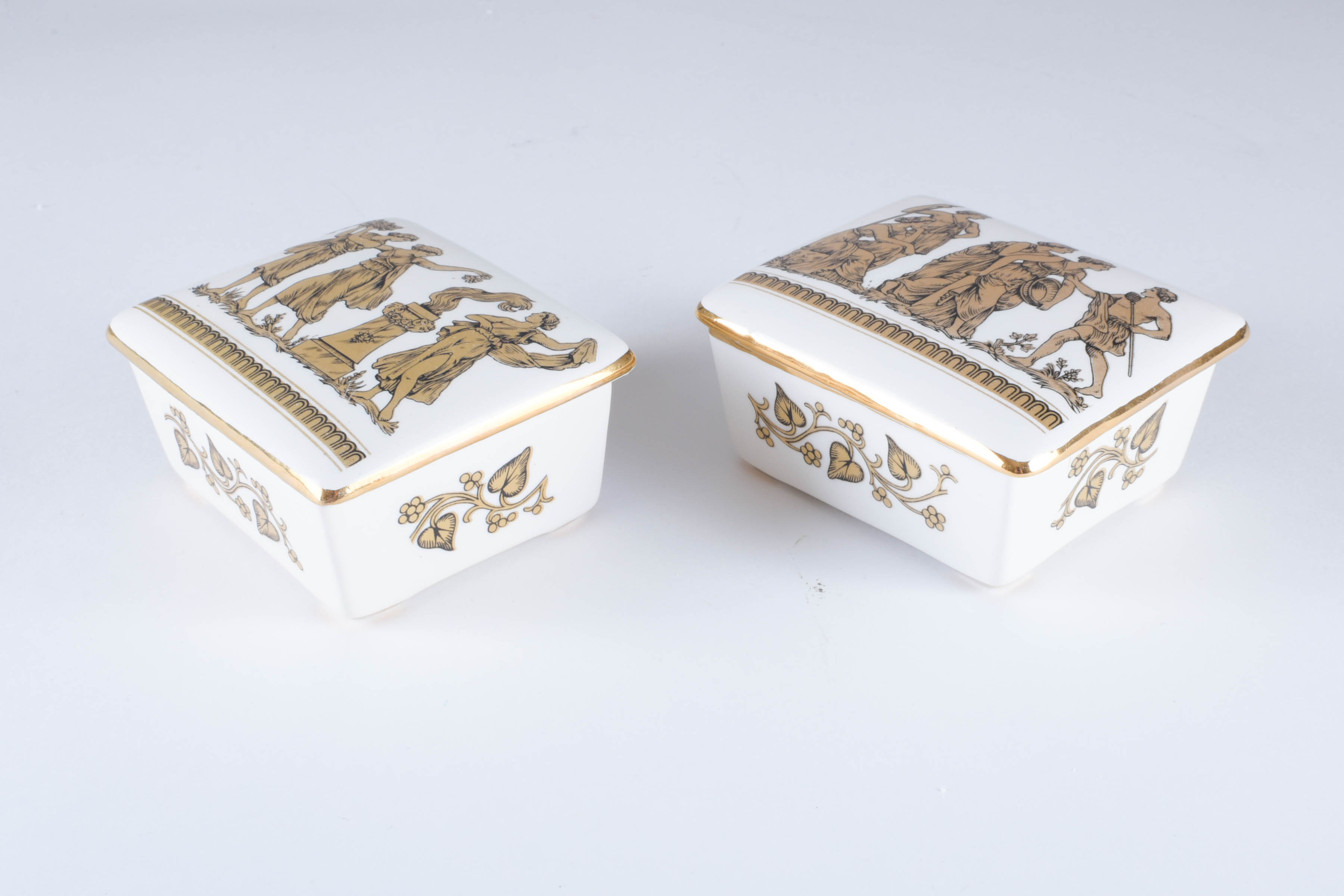 Greek Themed Urn and Boxes