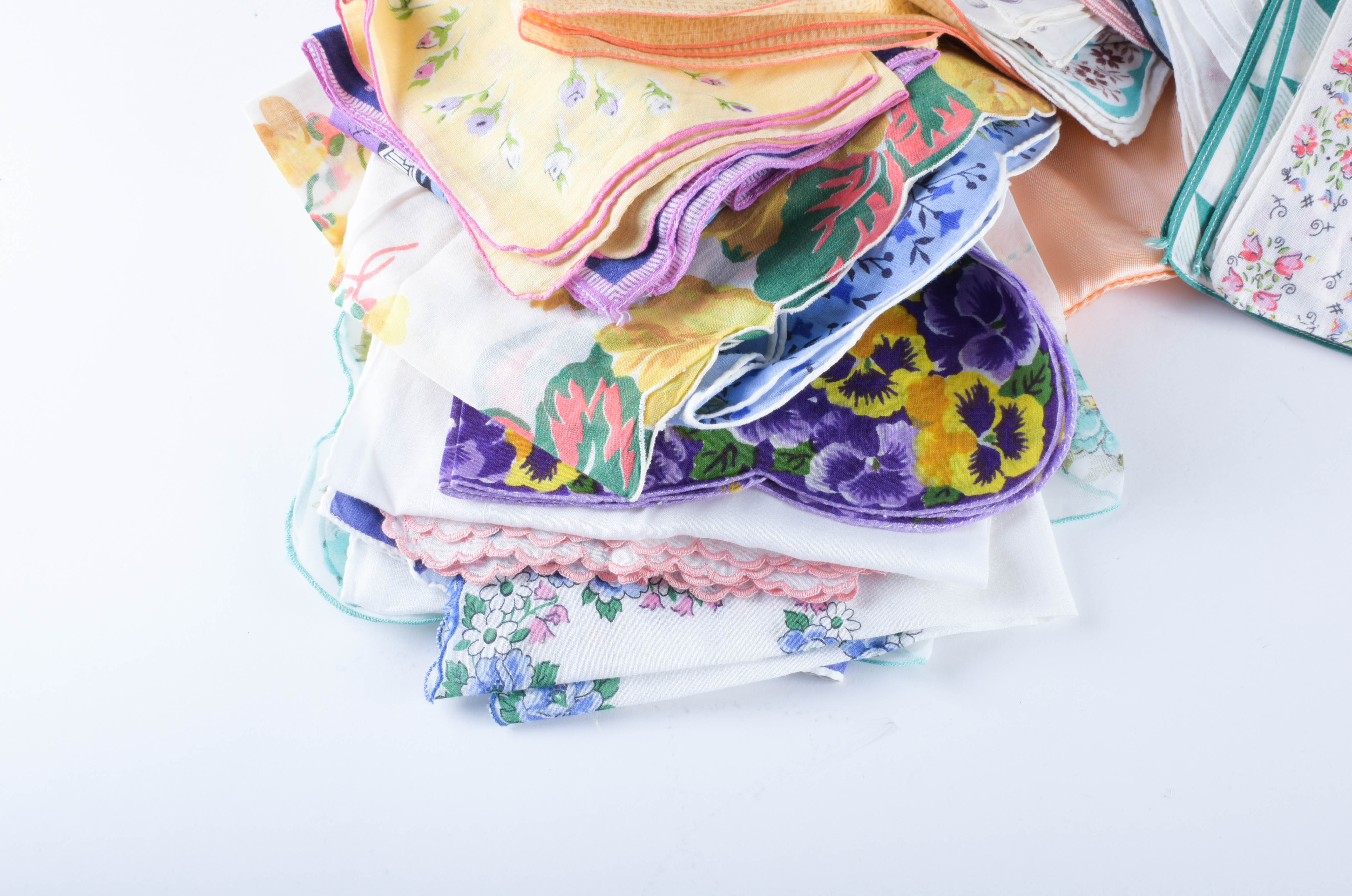 Collection of Vintage Women's Handkerchiefs