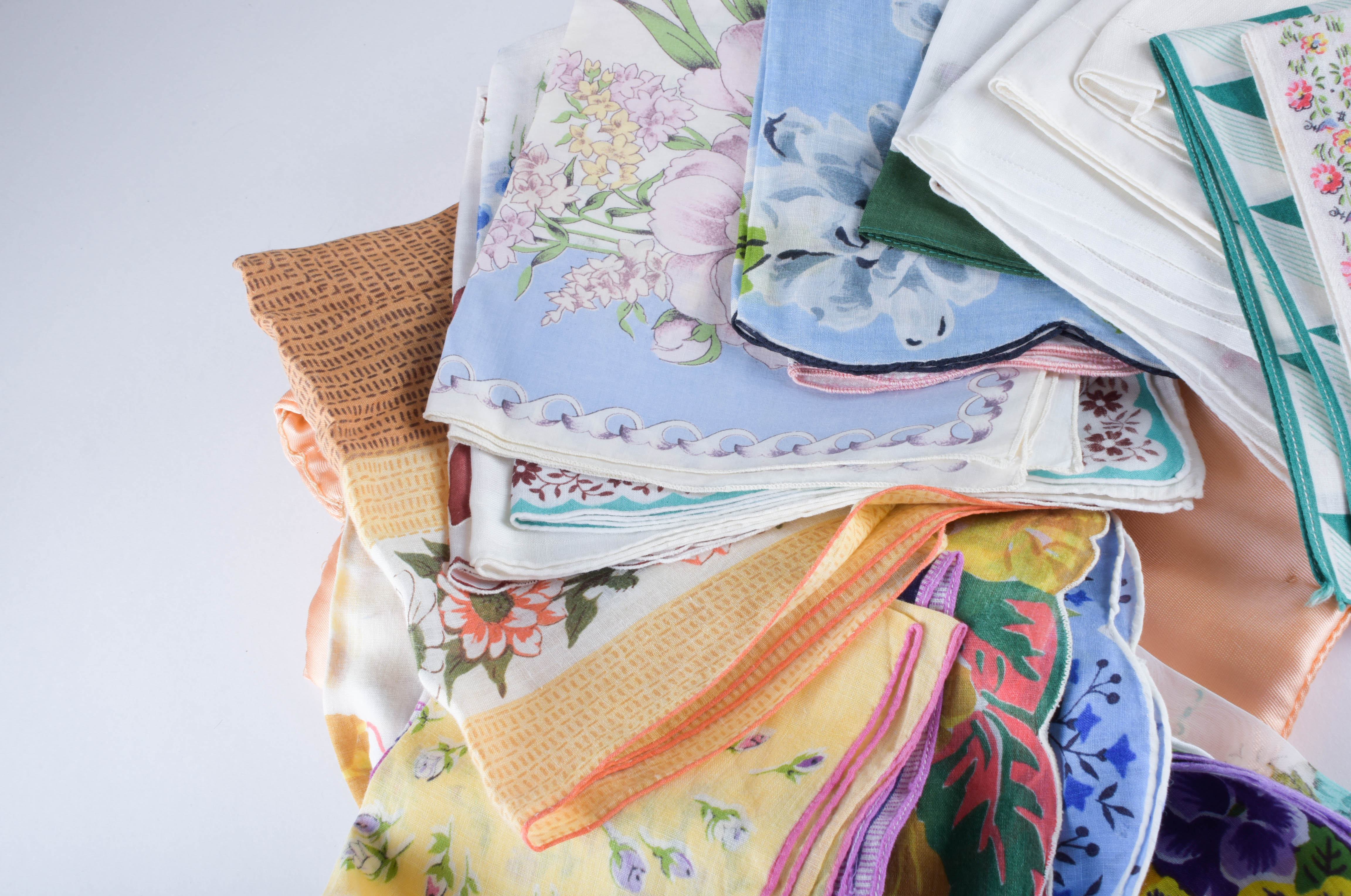 Collection of Vintage Women's Handkerchiefs