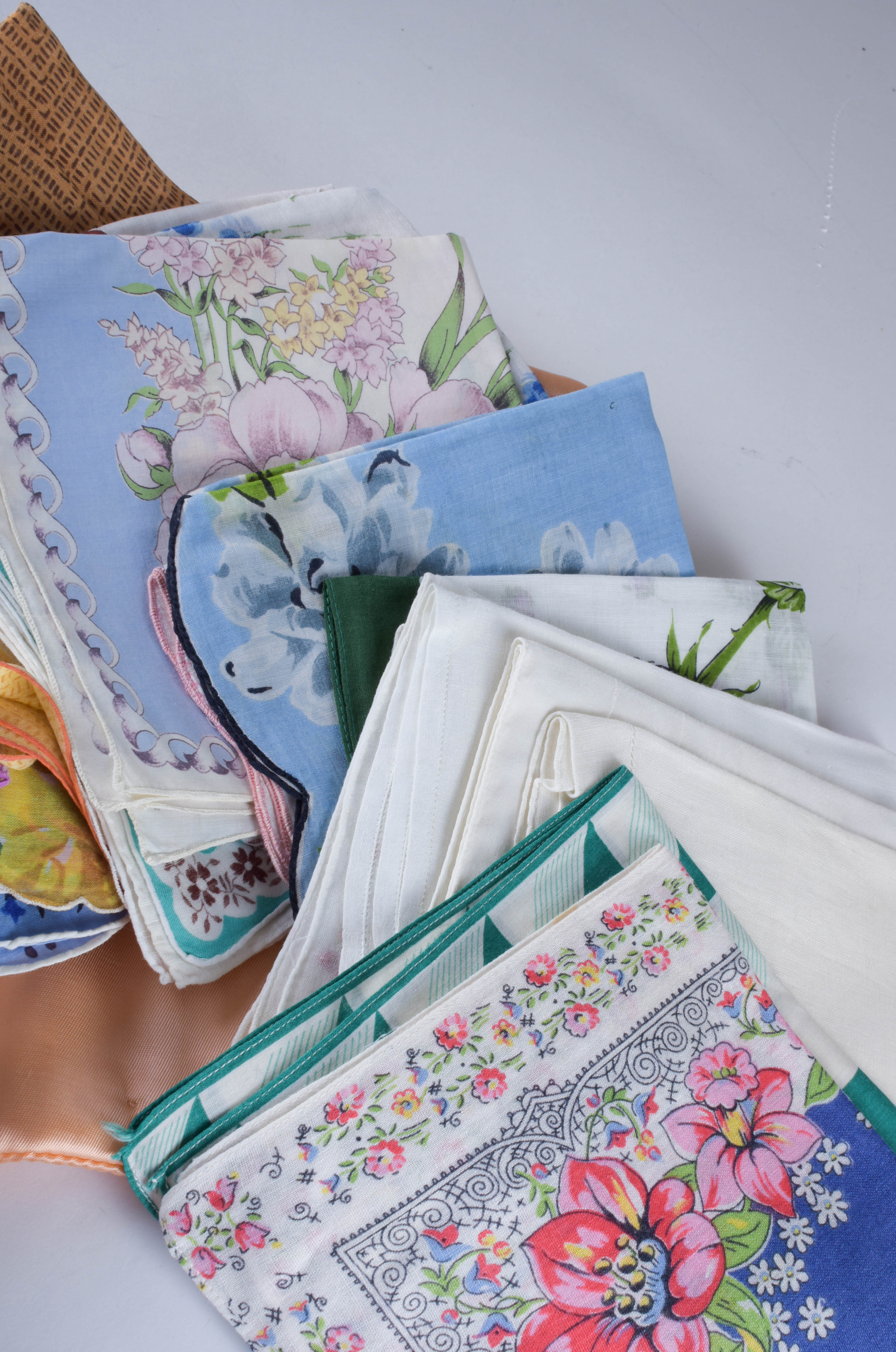 Collection of Vintage Women's Handkerchiefs