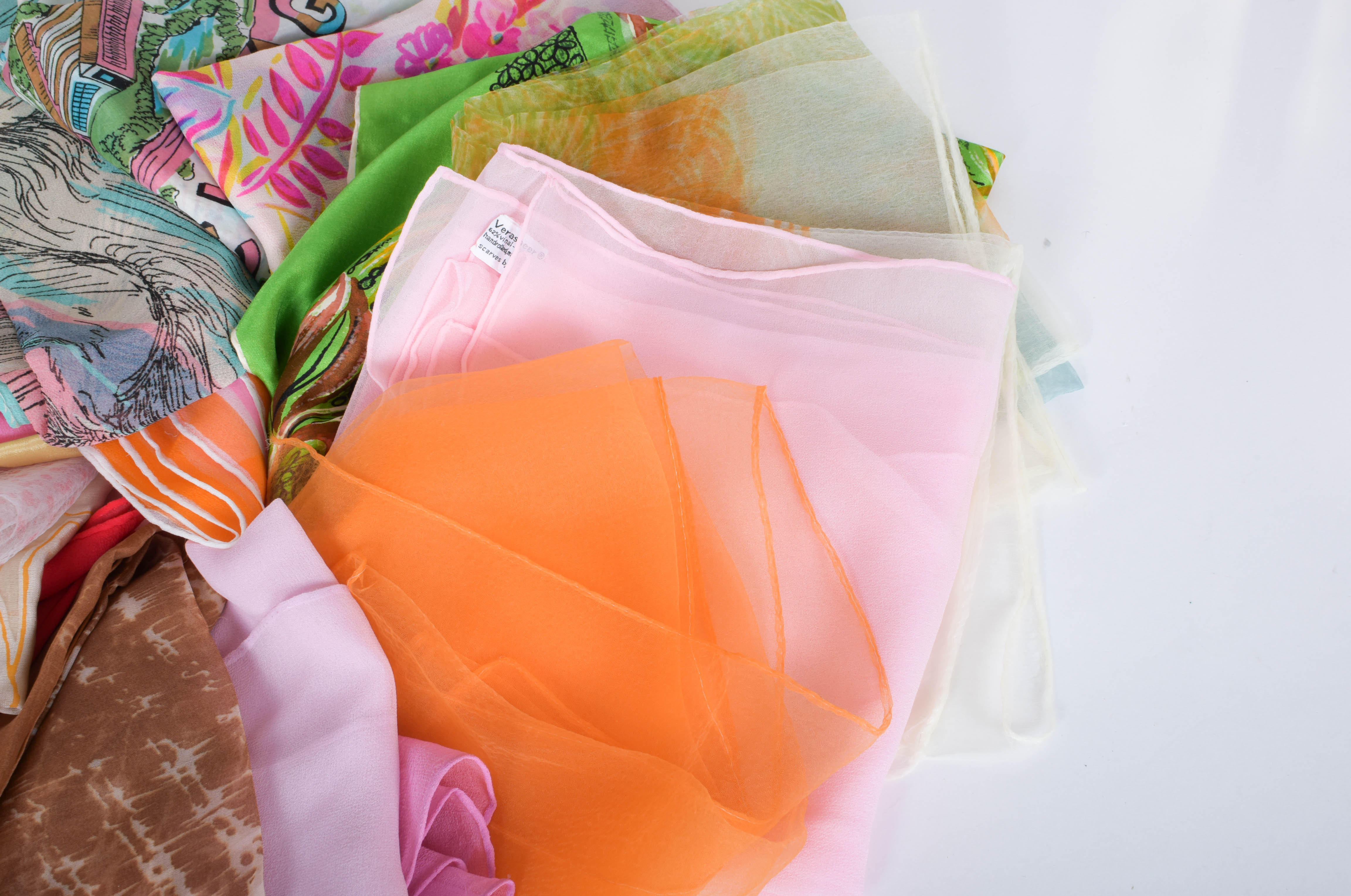 Assortment of Vintage Scarves