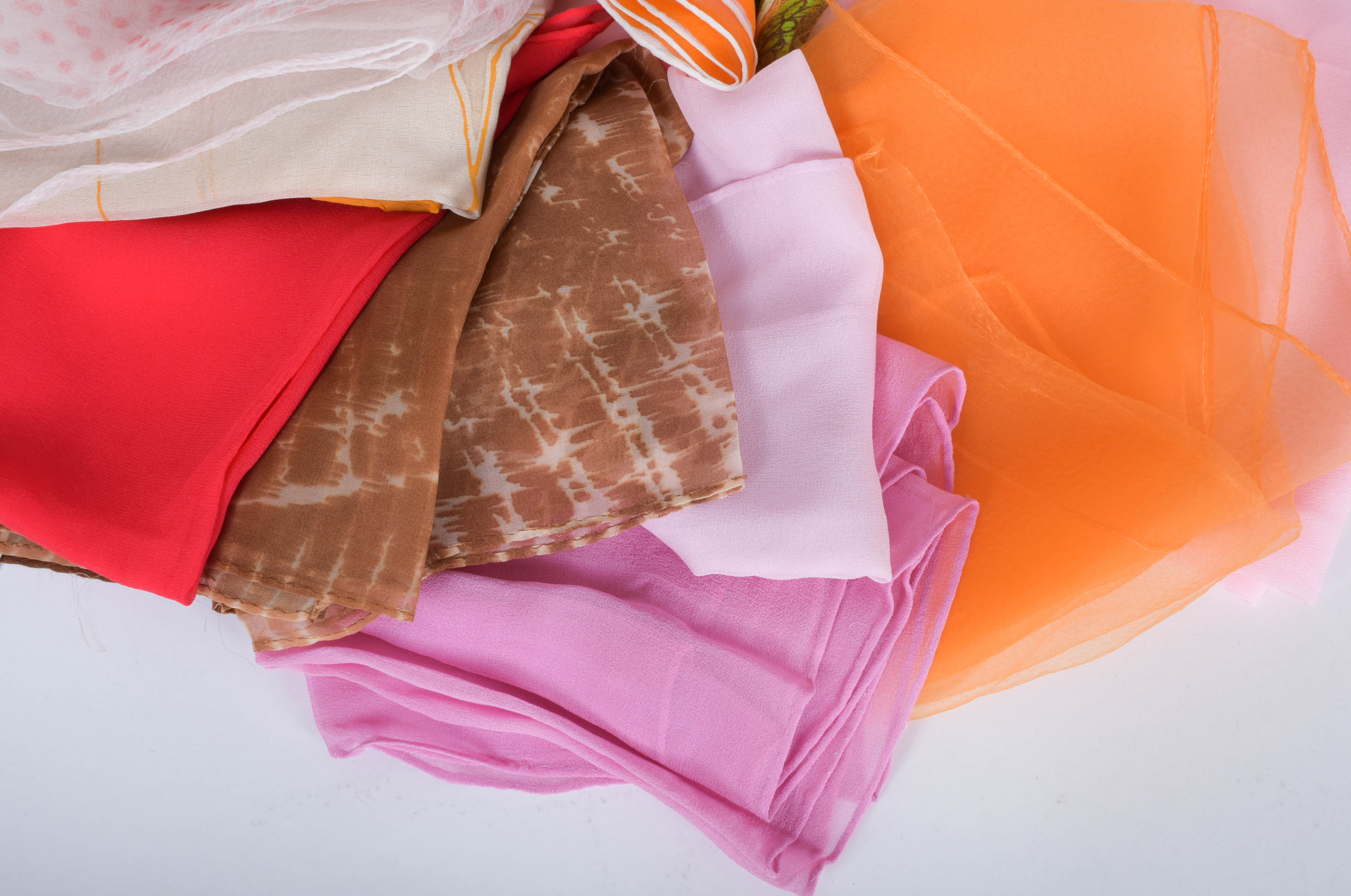 Assortment of Vintage Scarves