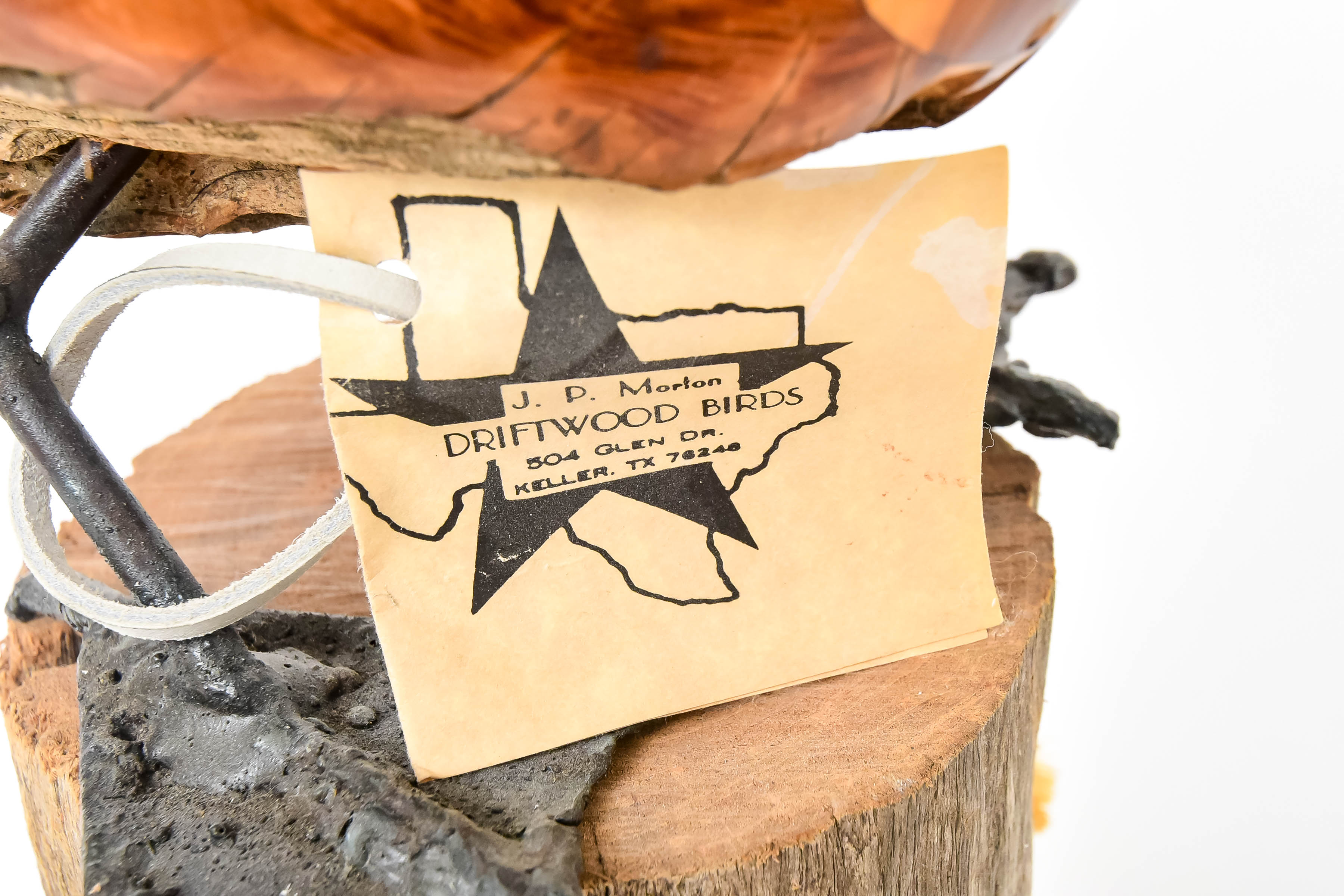 Driftwood Pelican Sculpture