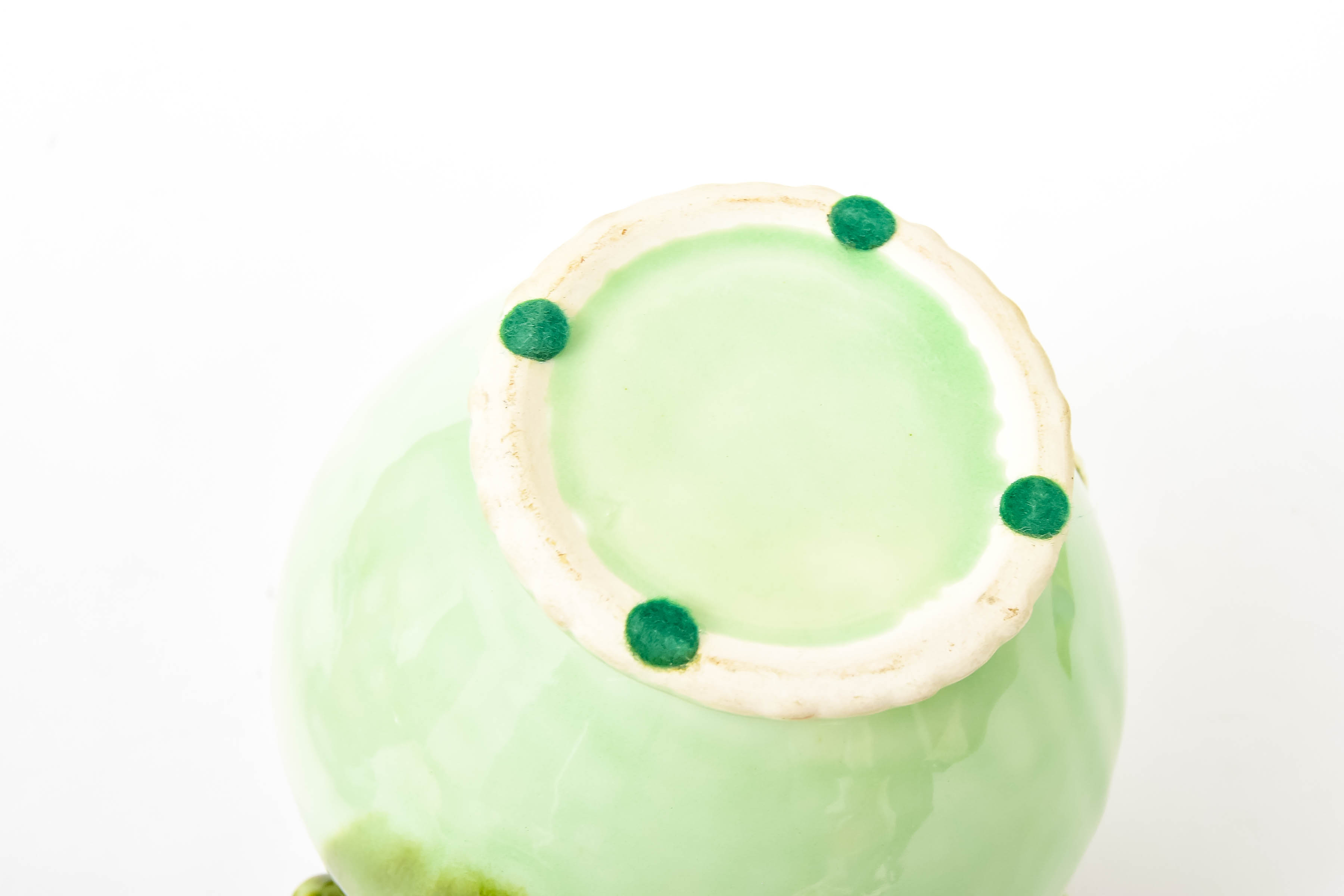 Floral Hand-Painted Earthenware Decor