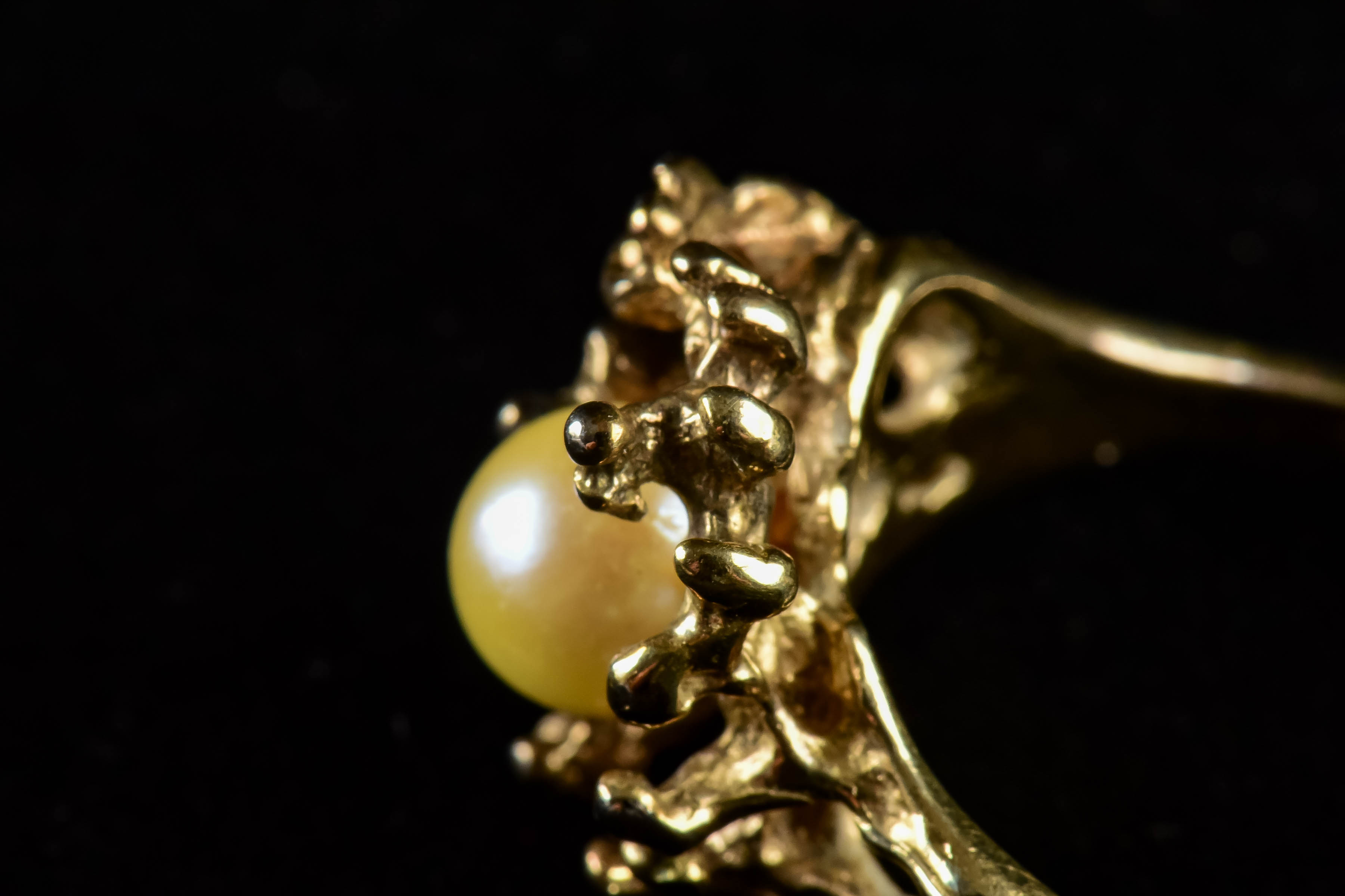 Silver and Pearl Ring