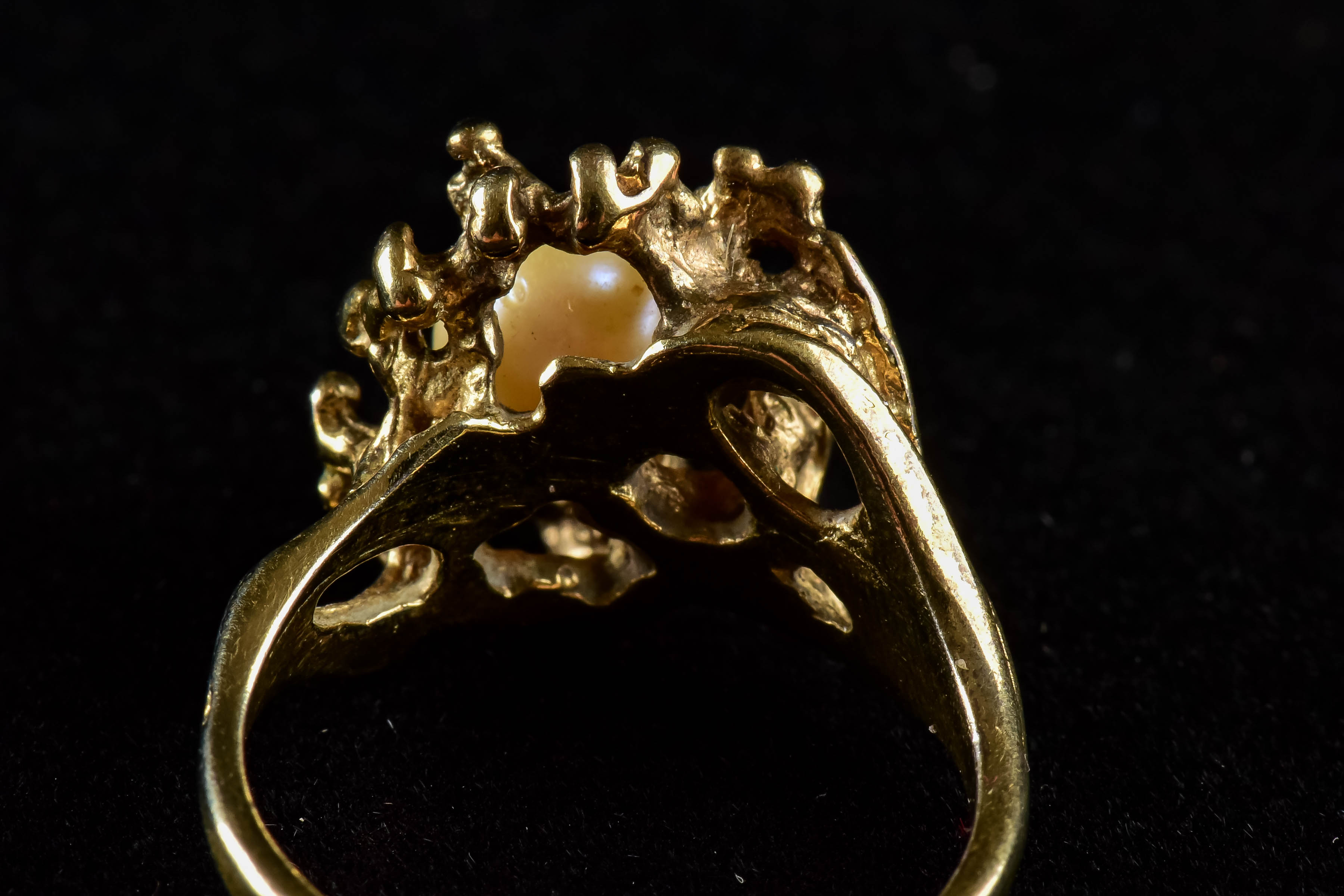 Silver and Pearl Ring