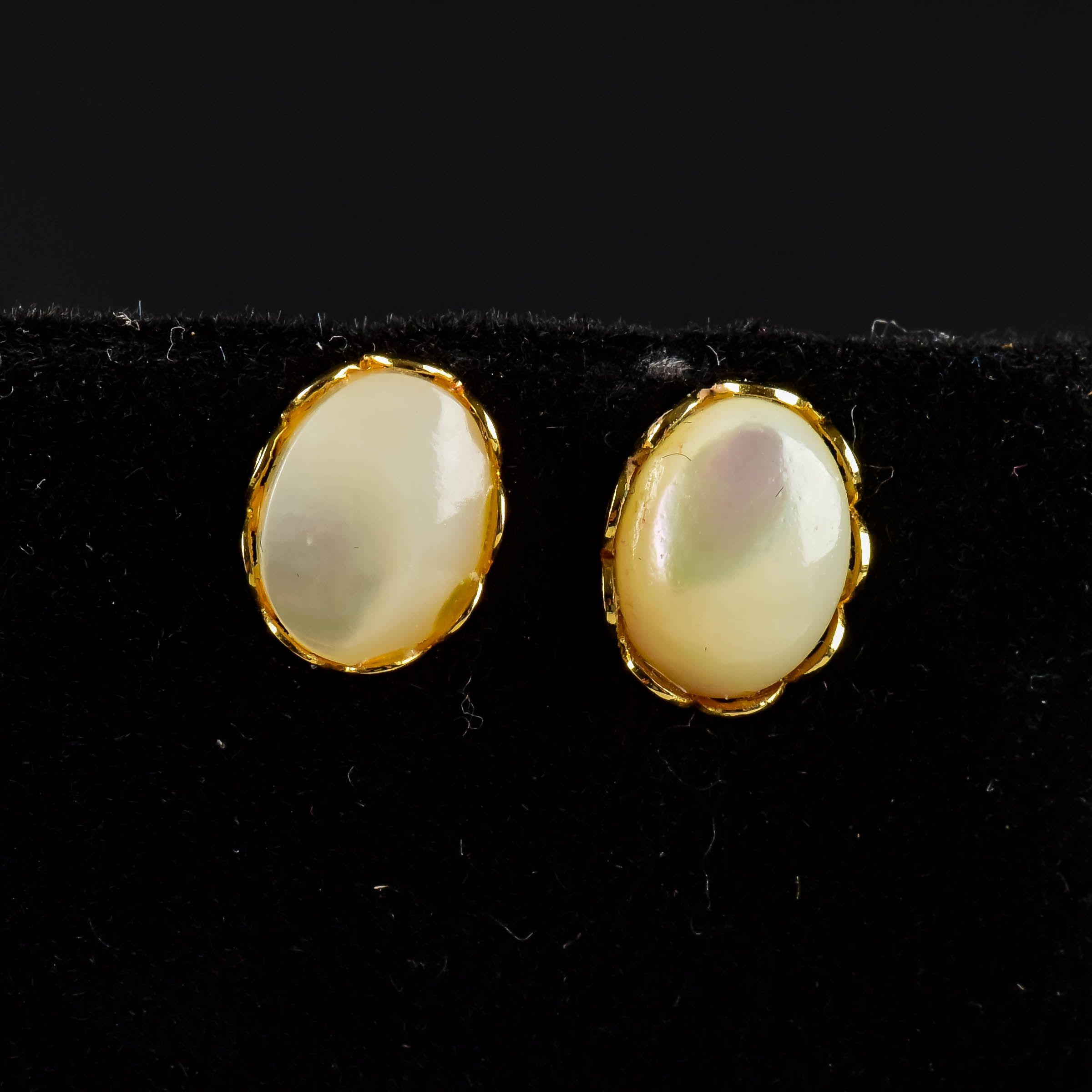 Pair of Faux Pearl Earrings