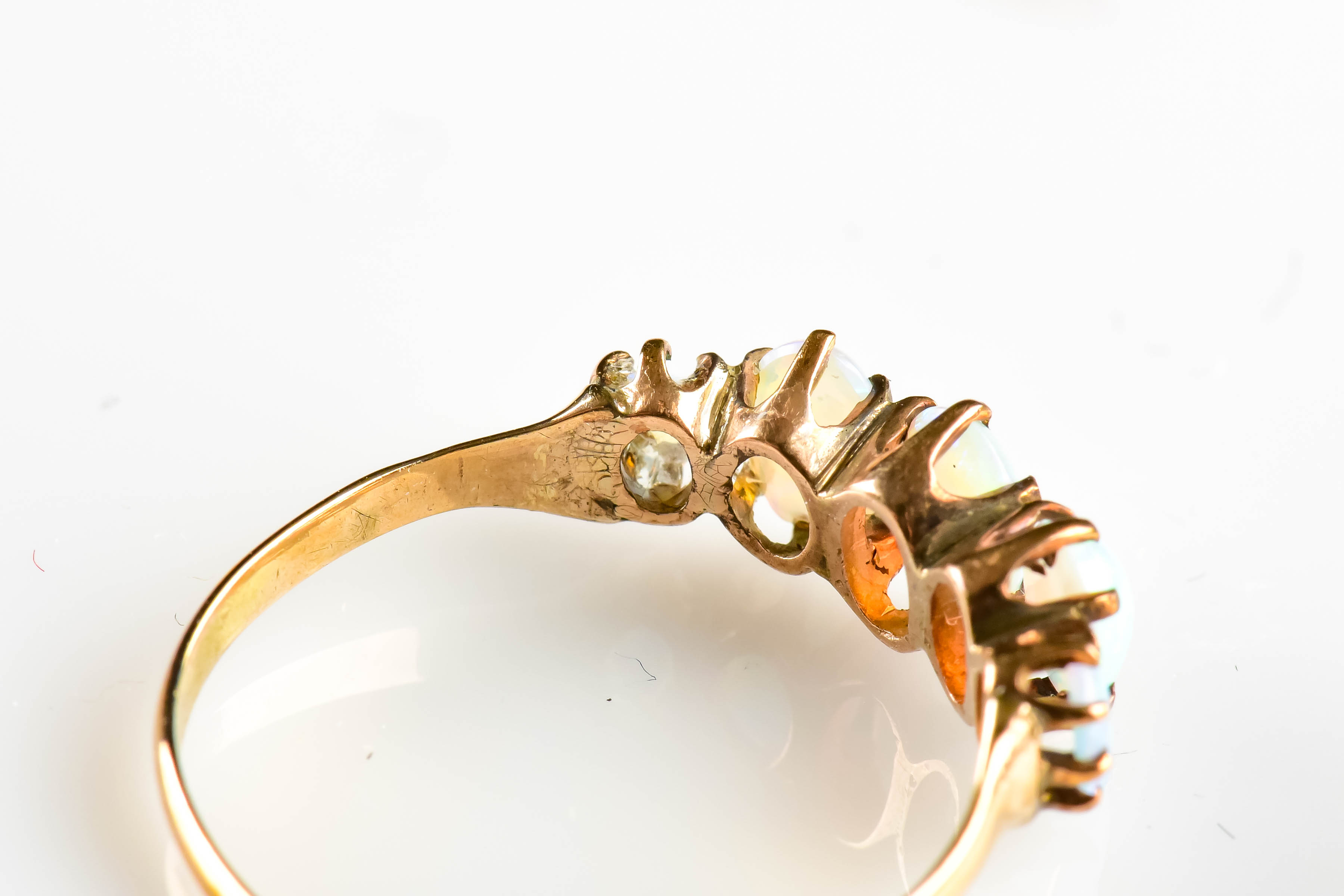 Antique Gold and Opal Ring