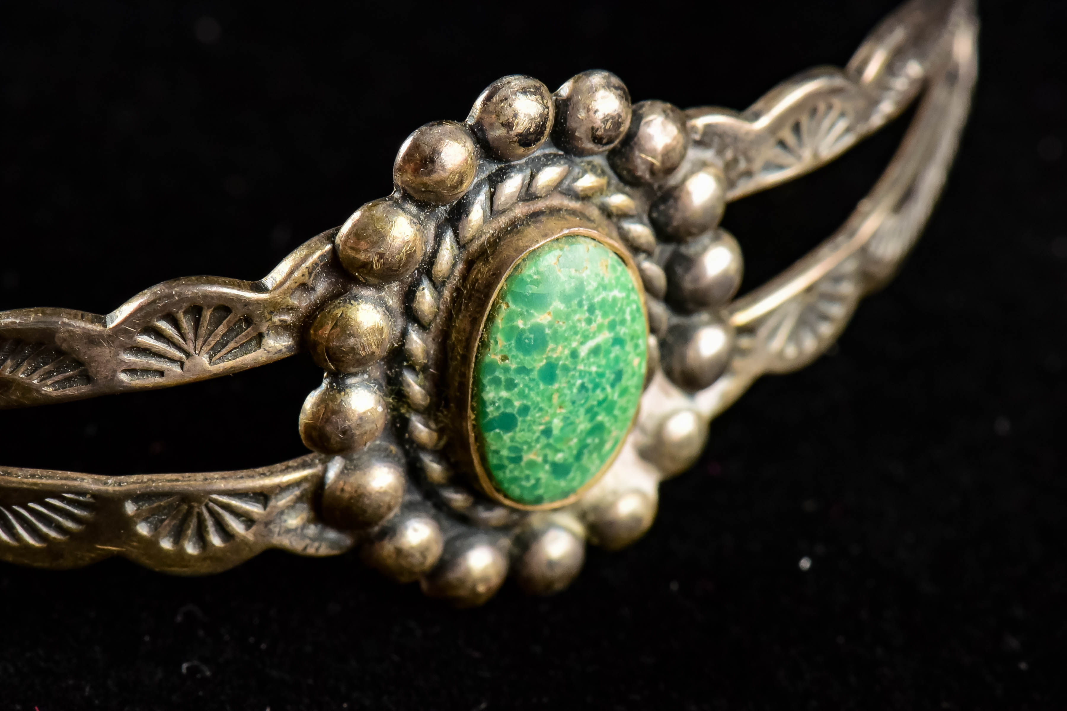 Vintage Handmade Turquoise Bracelet