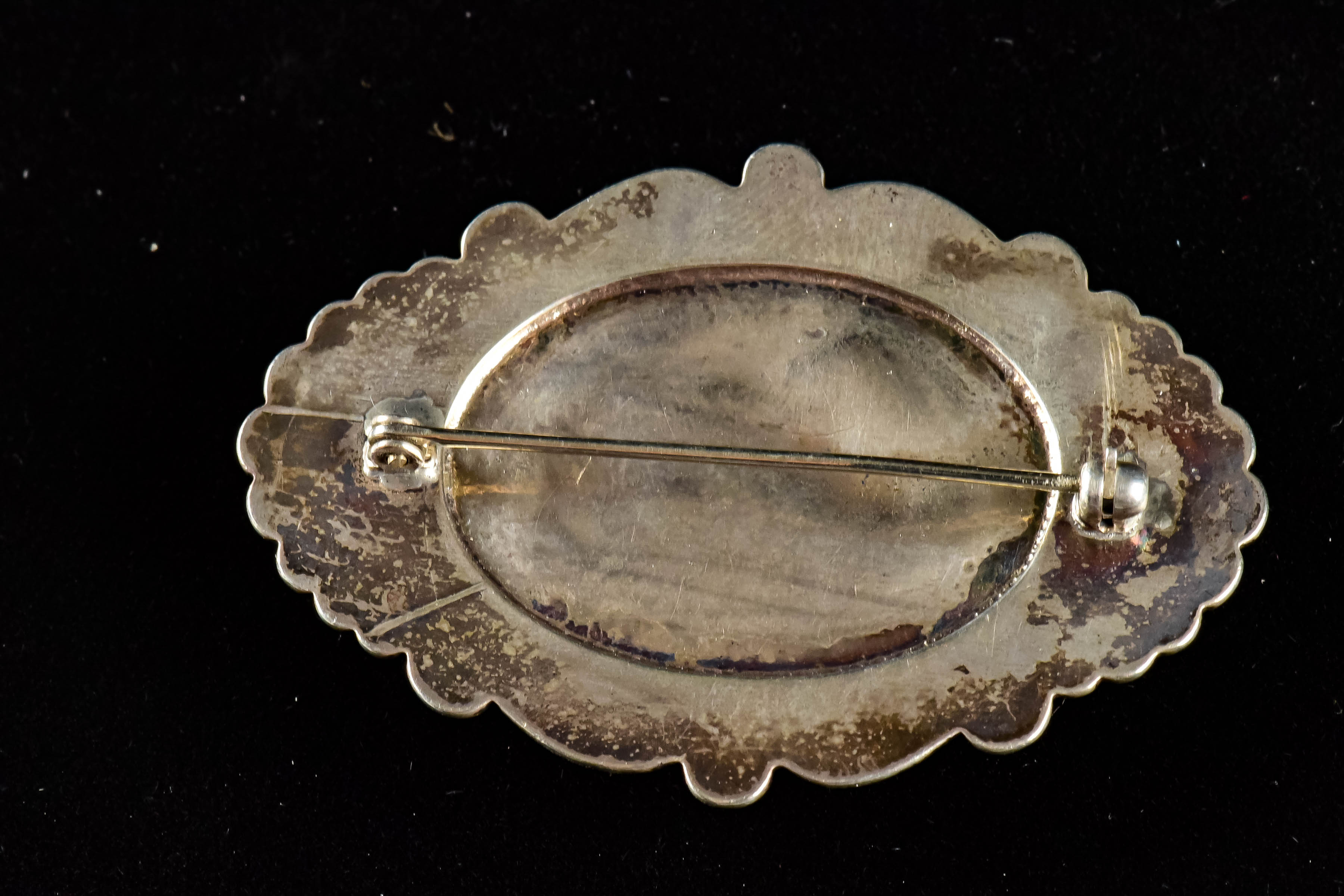 Turquoise Brooch Trio