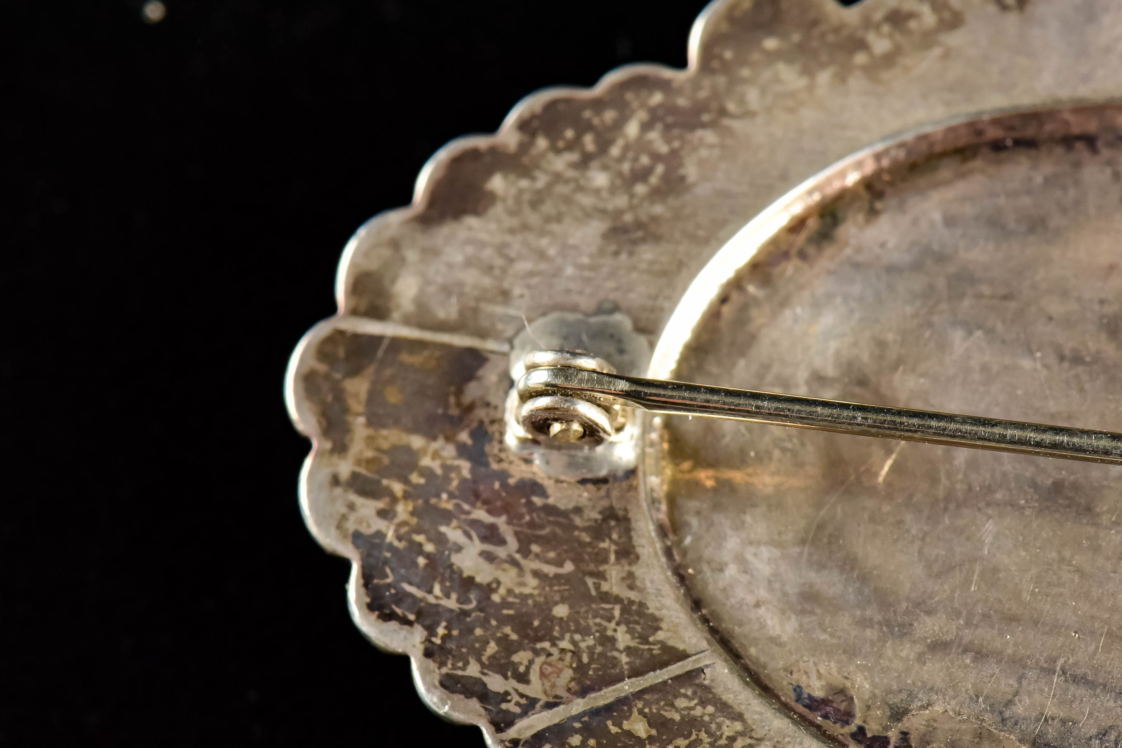 Turquoise Brooch Trio