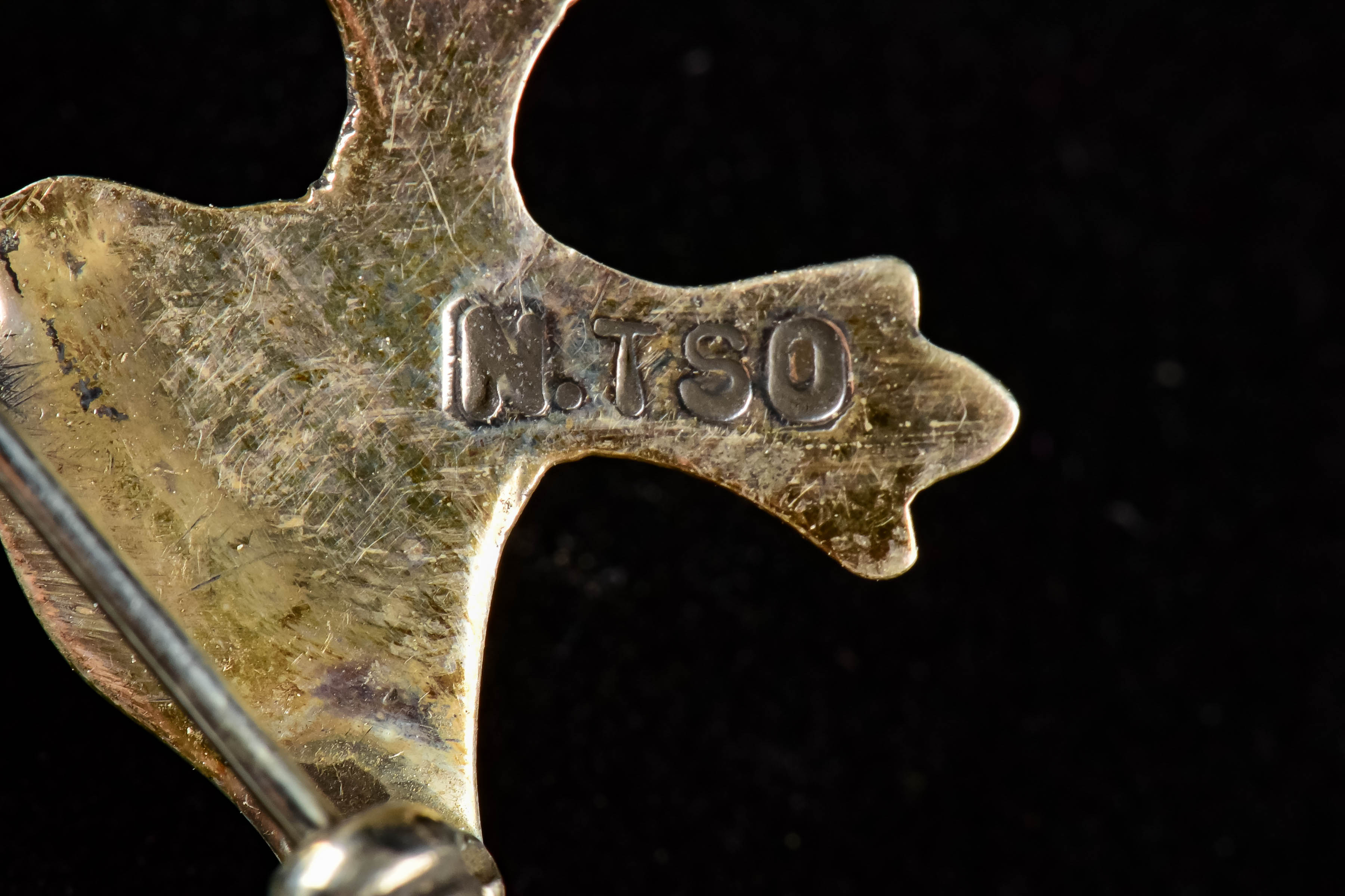 Turquoise Brooch Trio