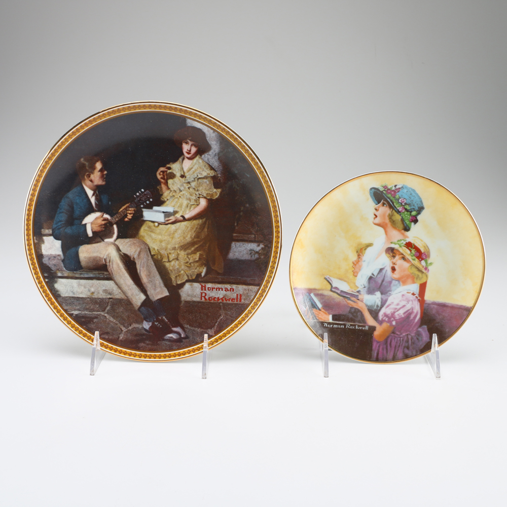 Norman Rockwell Plates