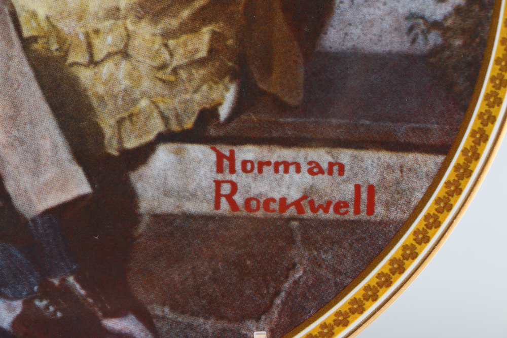 Norman Rockwell Plates