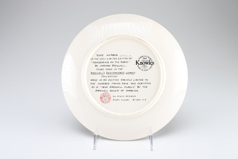 Norman Rockwell Plates