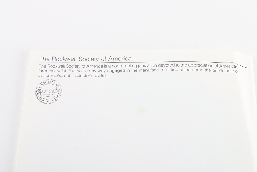 Norman Rockwell Plates