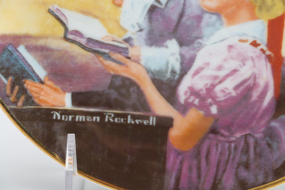 Norman Rockwell Plates