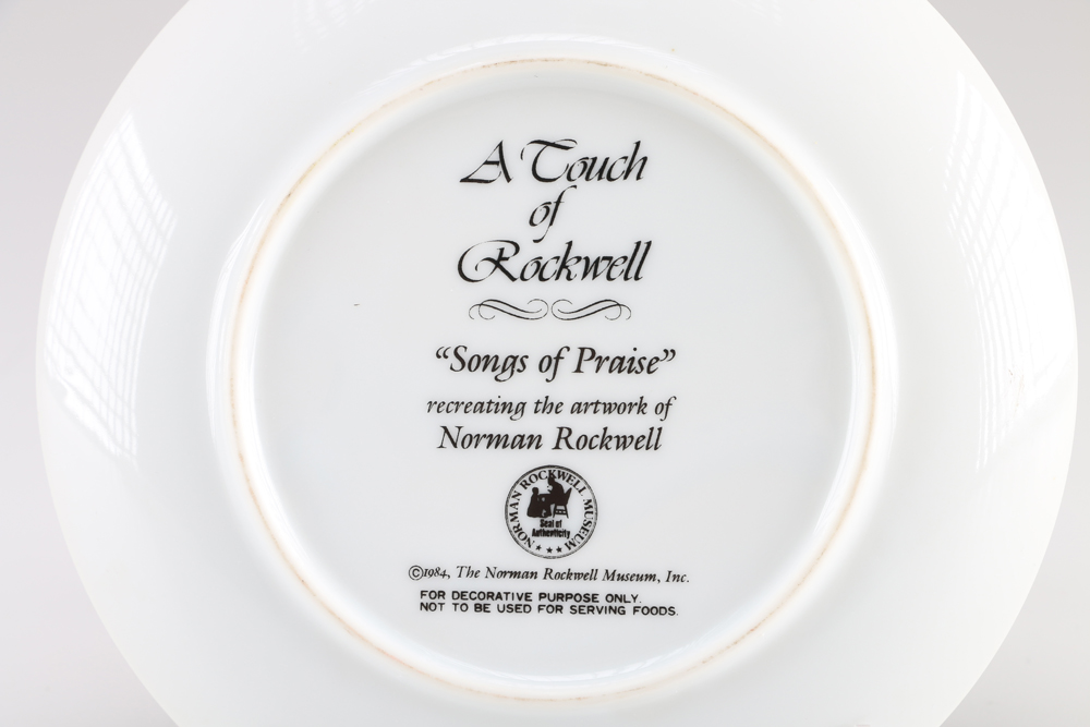 Norman Rockwell Plates