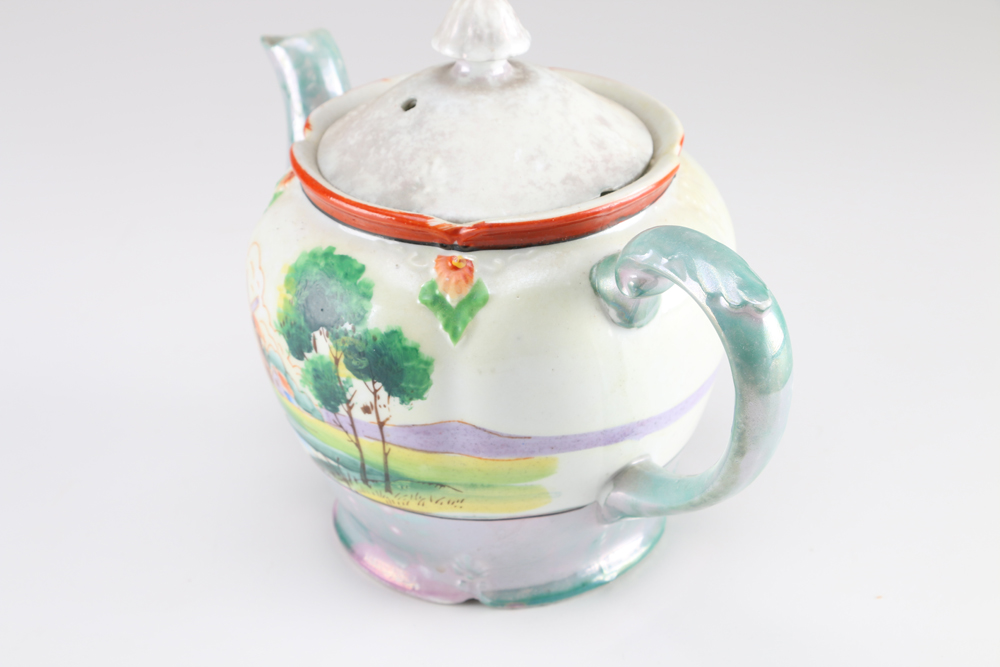 Vintage Erphila Czechoslovakia Handled Jug and Japanese Teapot