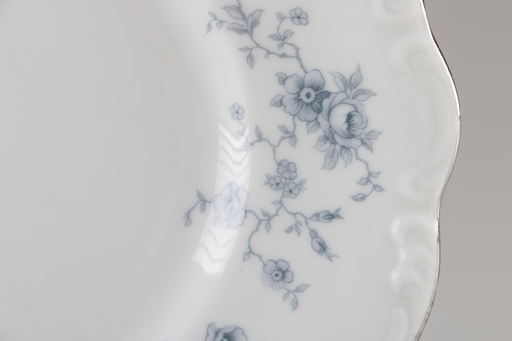 Collection of Floral Serveware