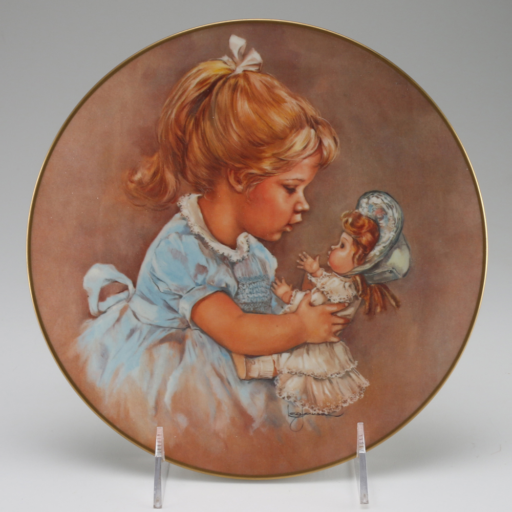 "Becky and Baby" Sugar and Spice 1977 Plate