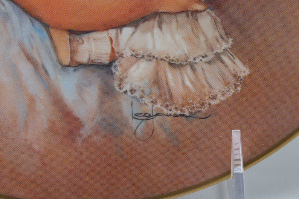 "Becky and Baby" Sugar and Spice 1977 Plate