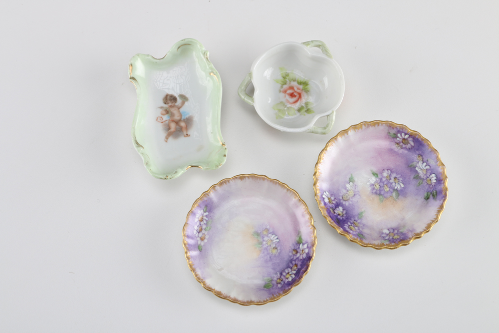 Collection of Floral Serveware