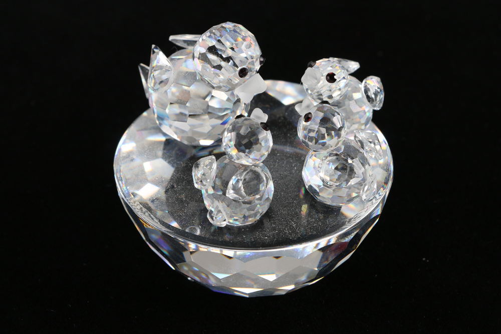 Assorted Glass and Crystal Figurines