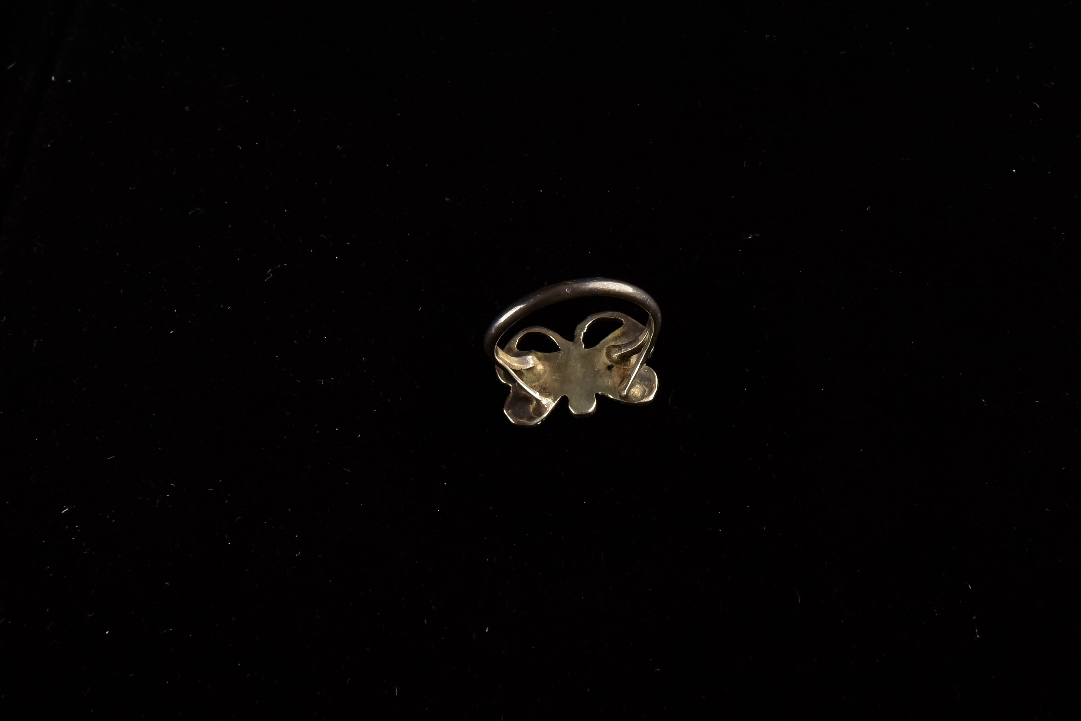 Native American Sterling and Stone Ring Trio