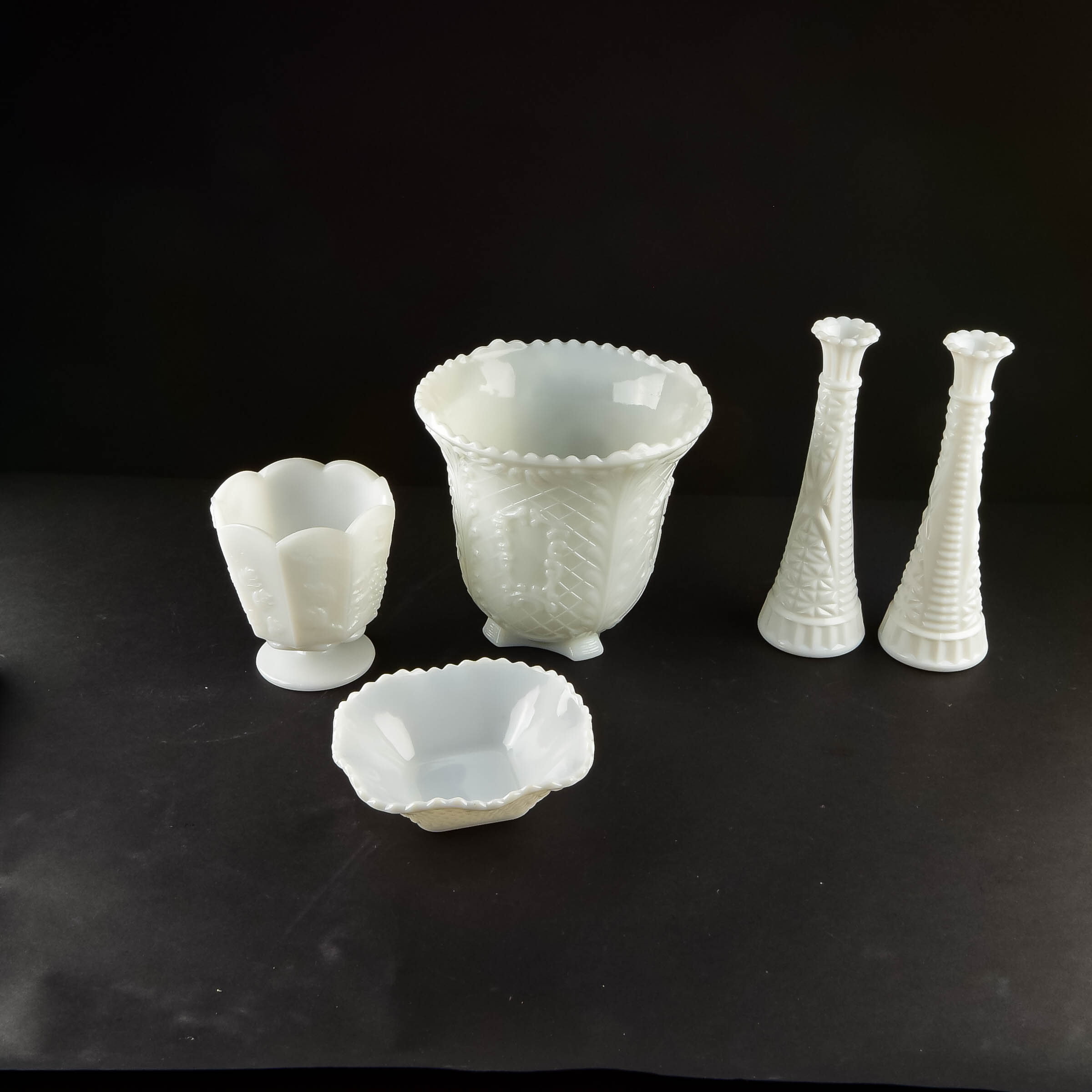 Vintage Milkglass Assortment