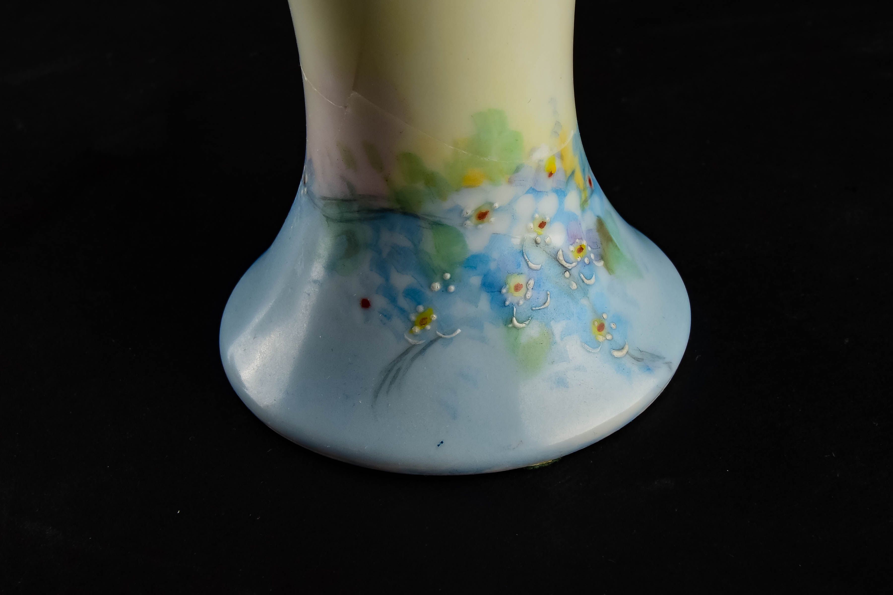 Hand Painted Hat Pin Holder and Vanity Dish