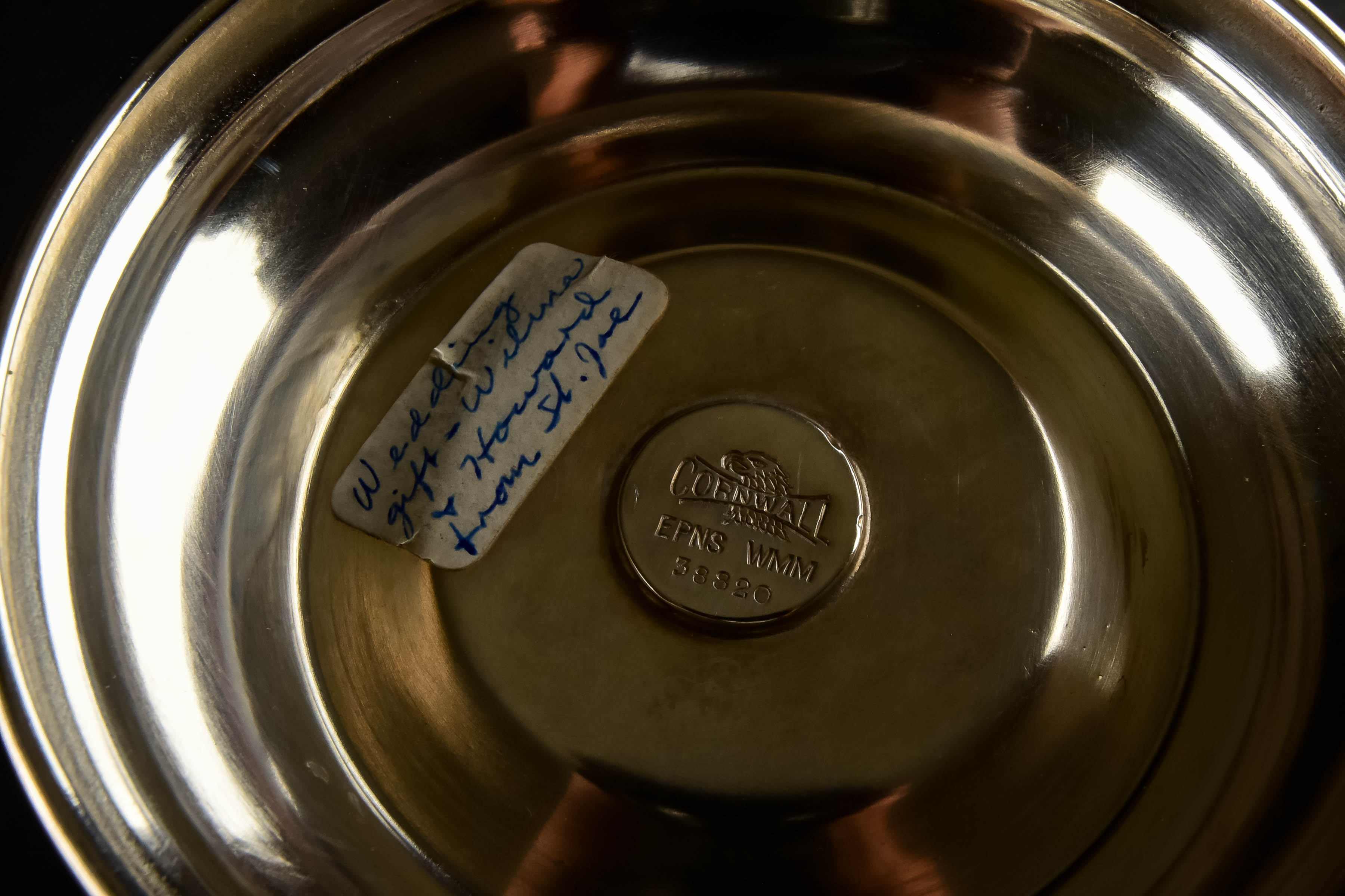 Cornwall Silver Plated Pitcher