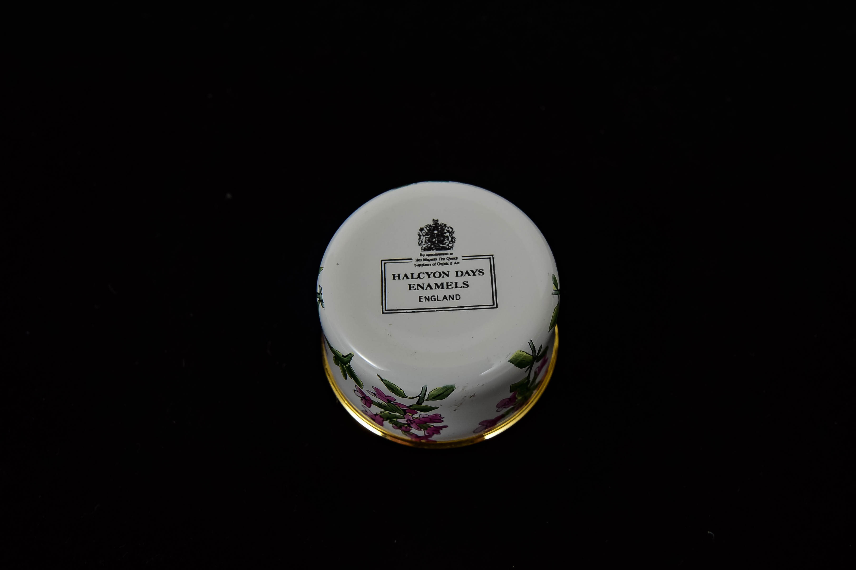 Halcyon Days Enameled Trinket Box