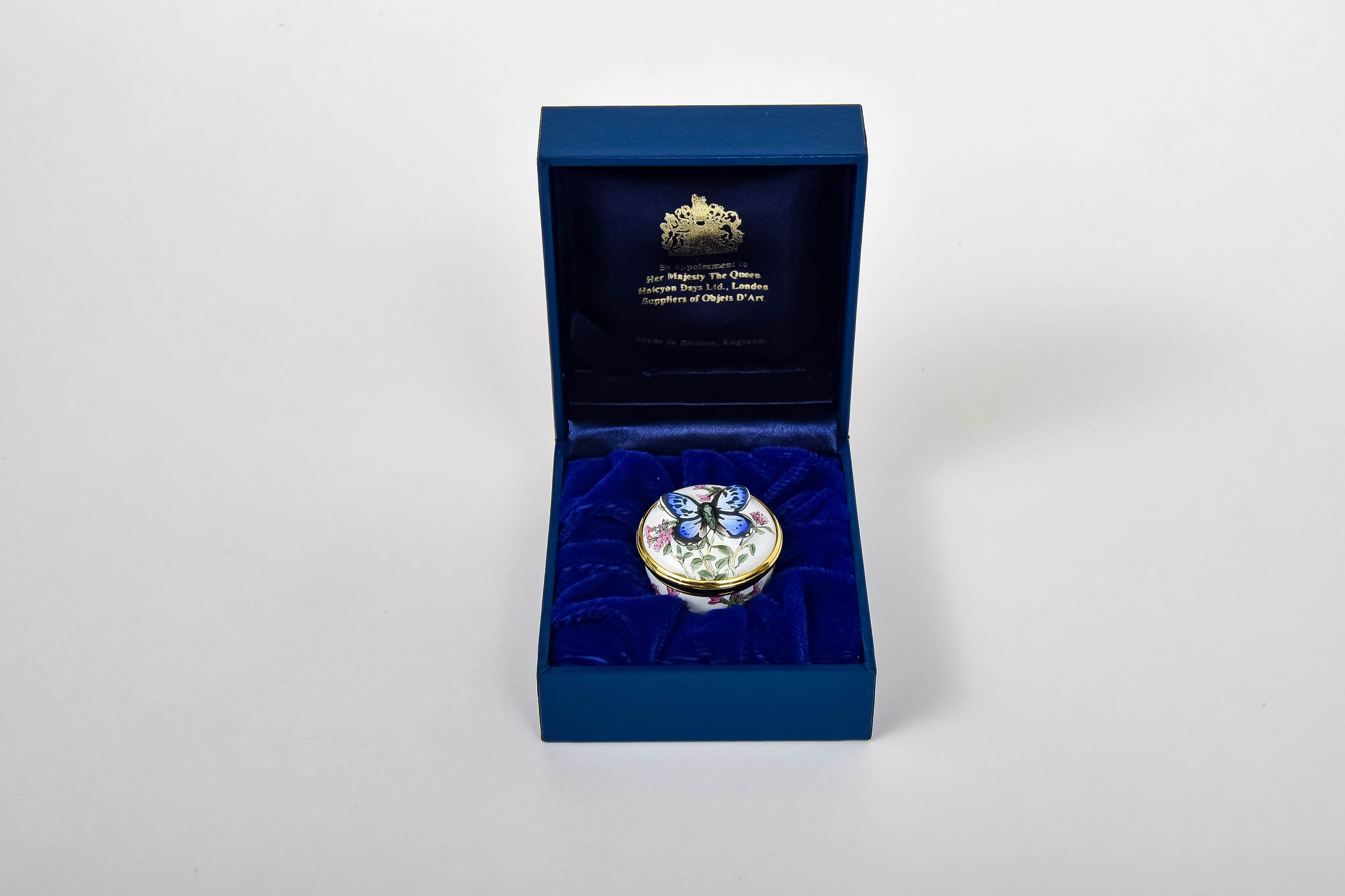 Halcyon Days Enameled Trinket Box