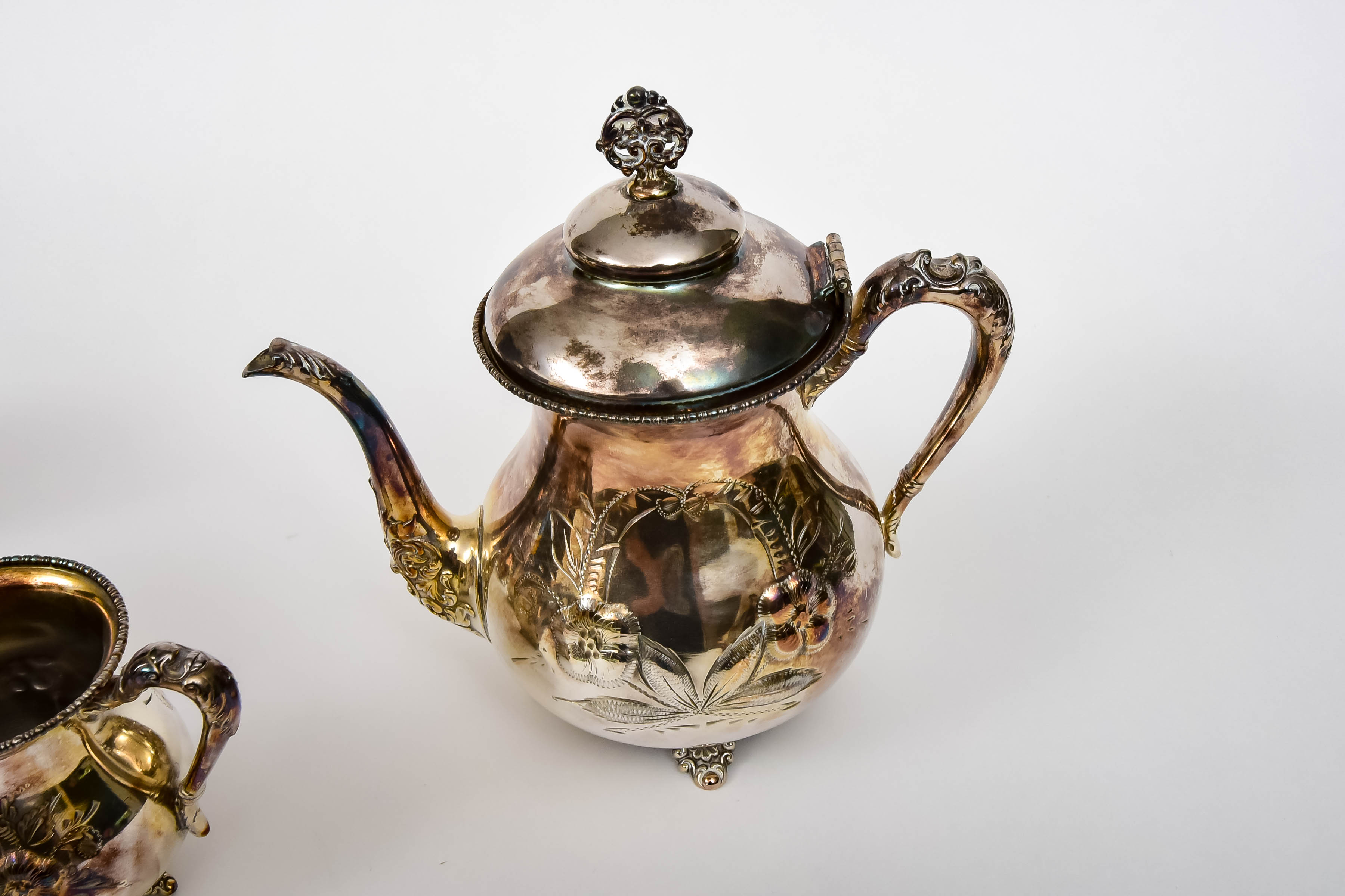 New Amsterdam Co. Silver-Plated Tea Service