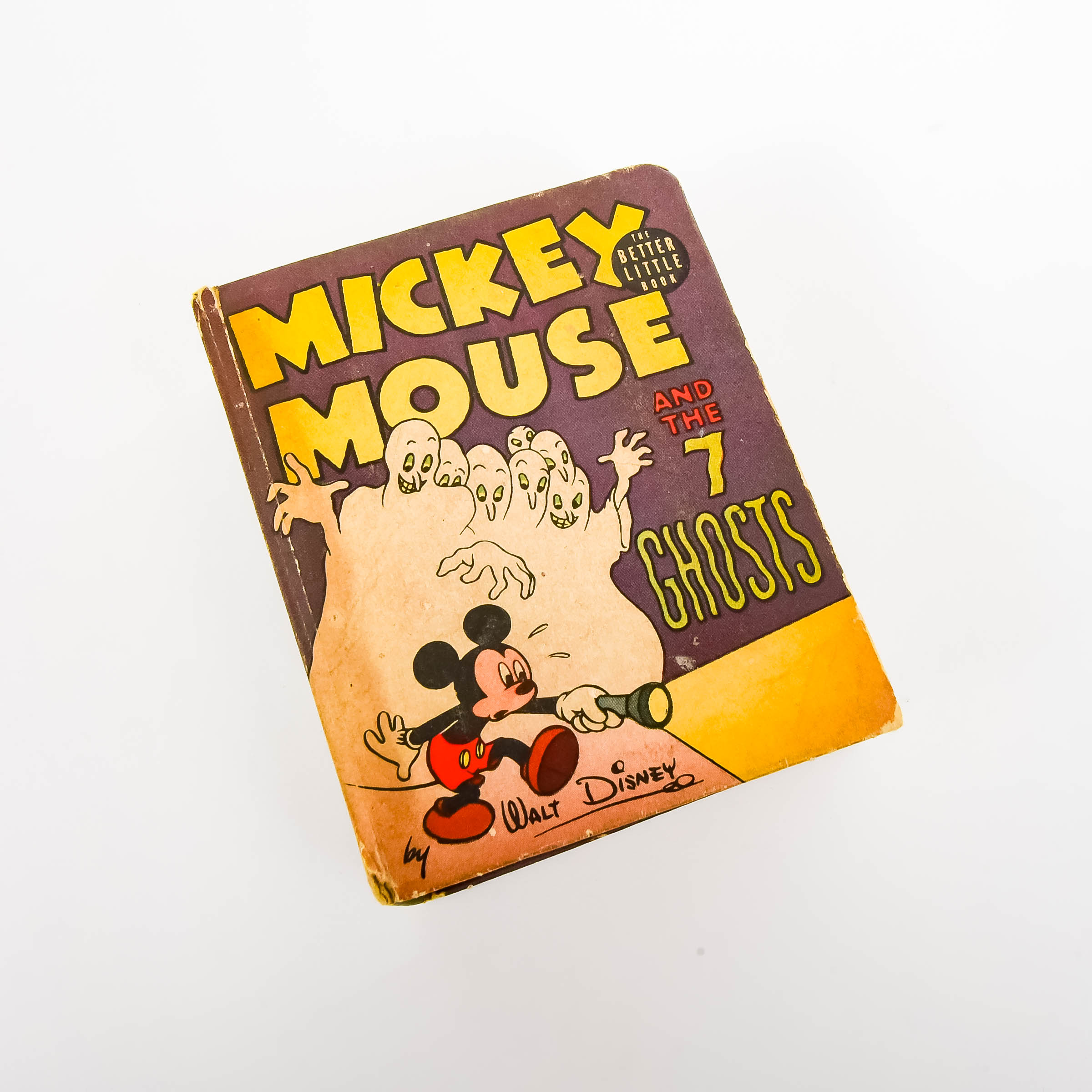 Vintage "Mickey Mouse and the 7 Ghosts" Books