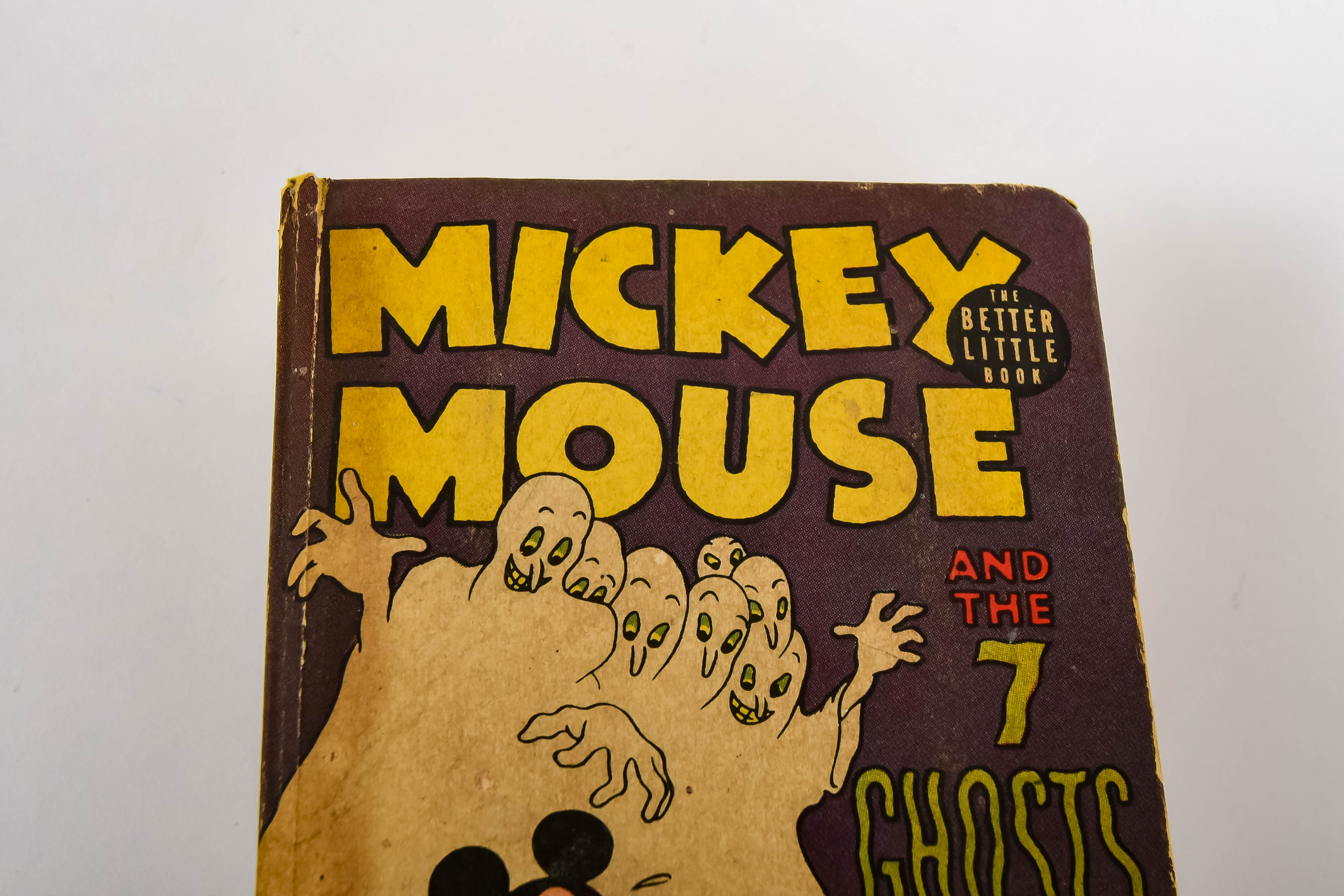 Vintage "Mickey Mouse and the 7 Ghosts" Books