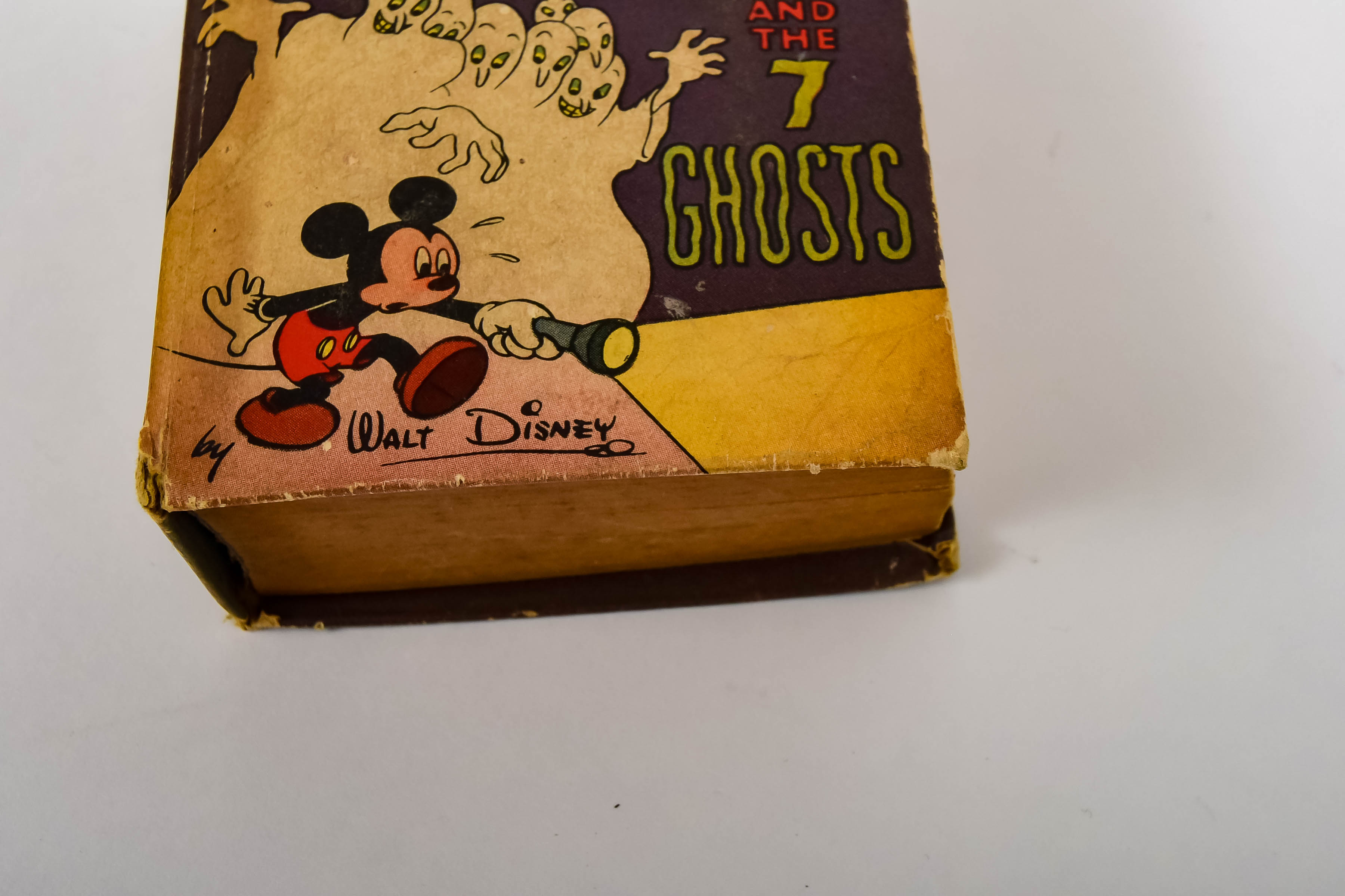 Vintage "Mickey Mouse and the 7 Ghosts" Books