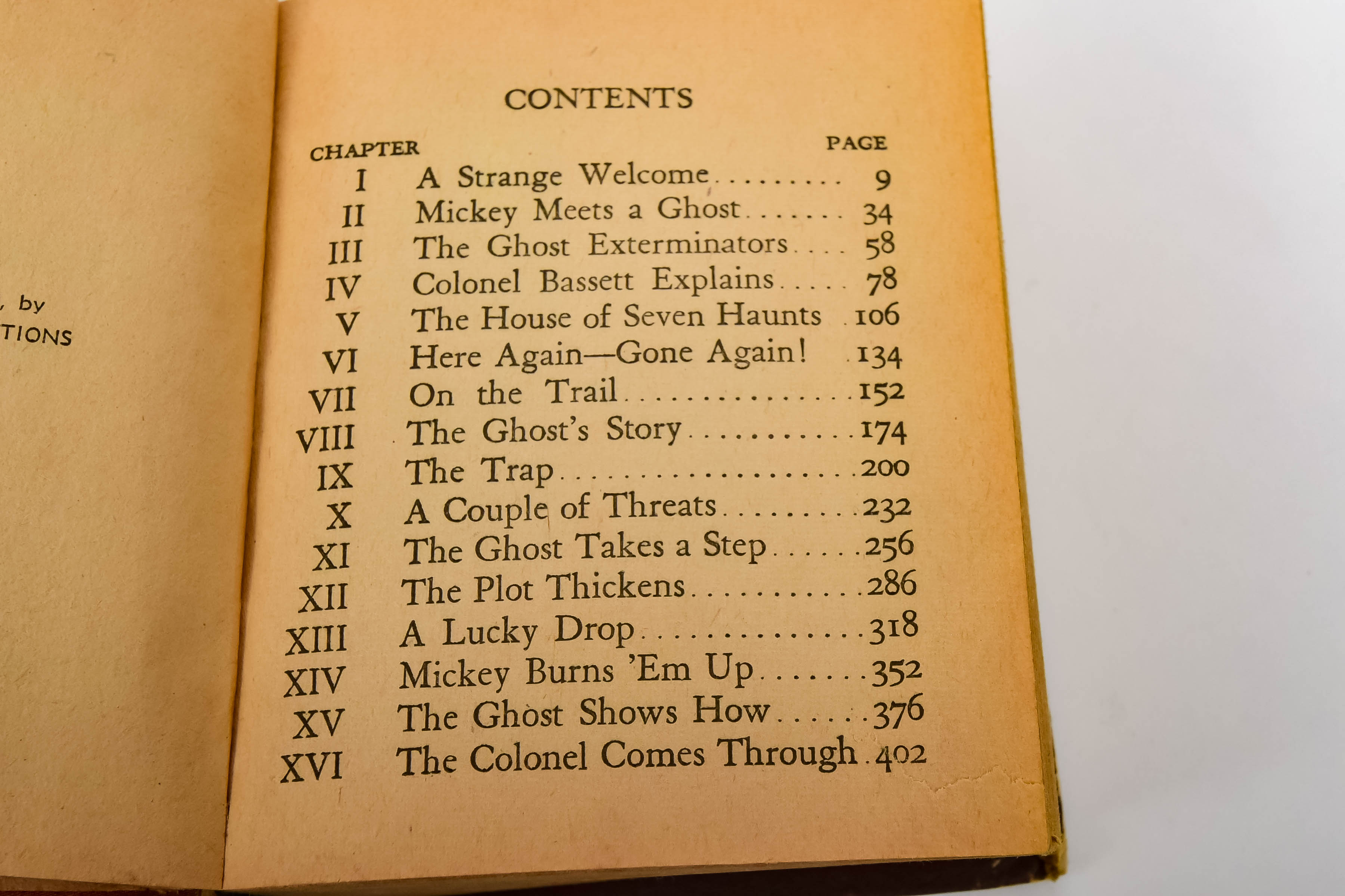 Vintage "Mickey Mouse and the 7 Ghosts" Books