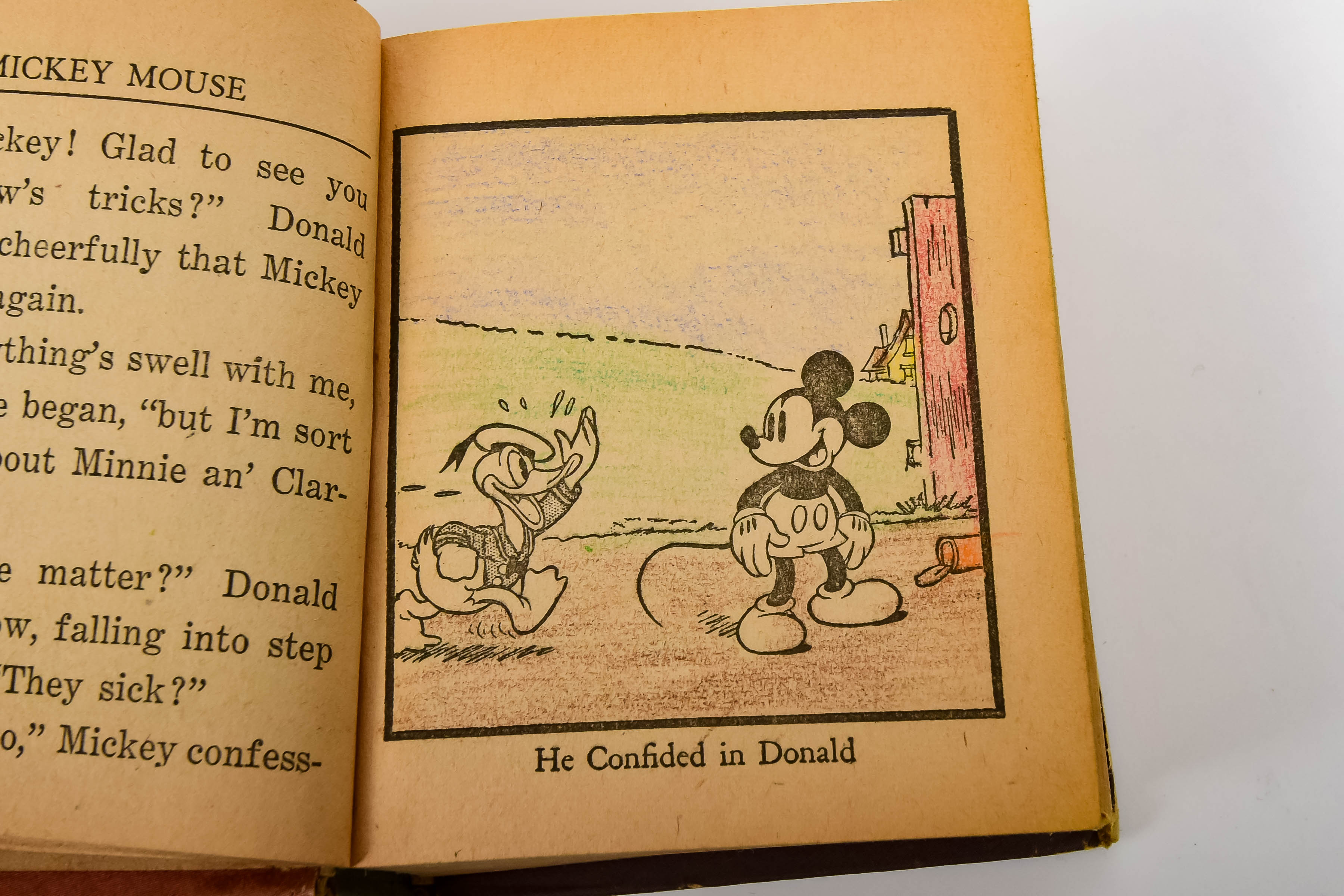 Vintage "Mickey Mouse and the 7 Ghosts" Books
