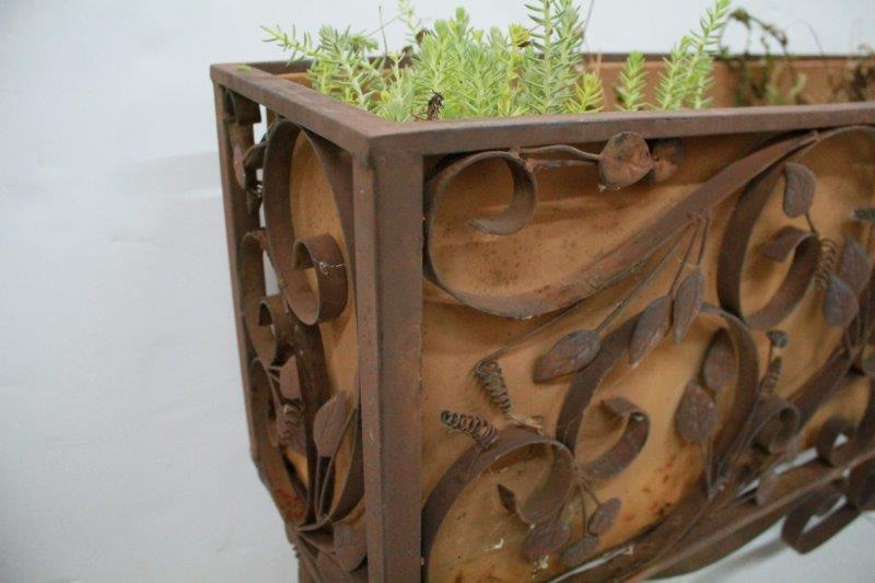 Wrought Iron Planter